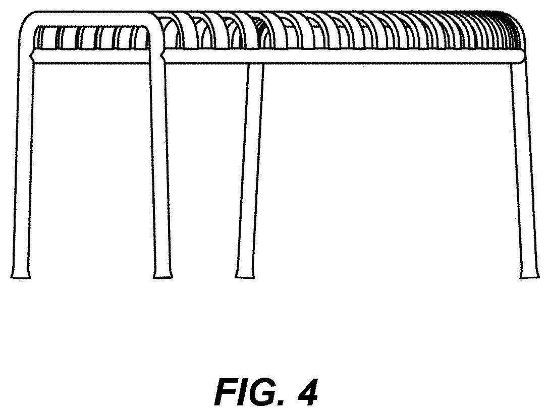 Patent USD0999540 Figure 4 – Bench
