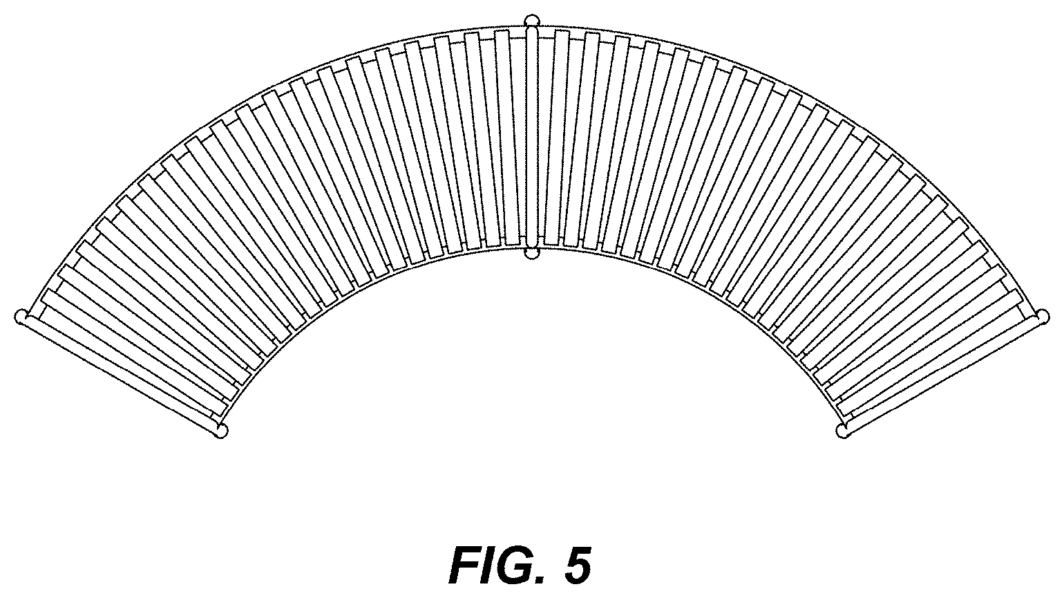Patent USD0999540 Figure 5 – Bench