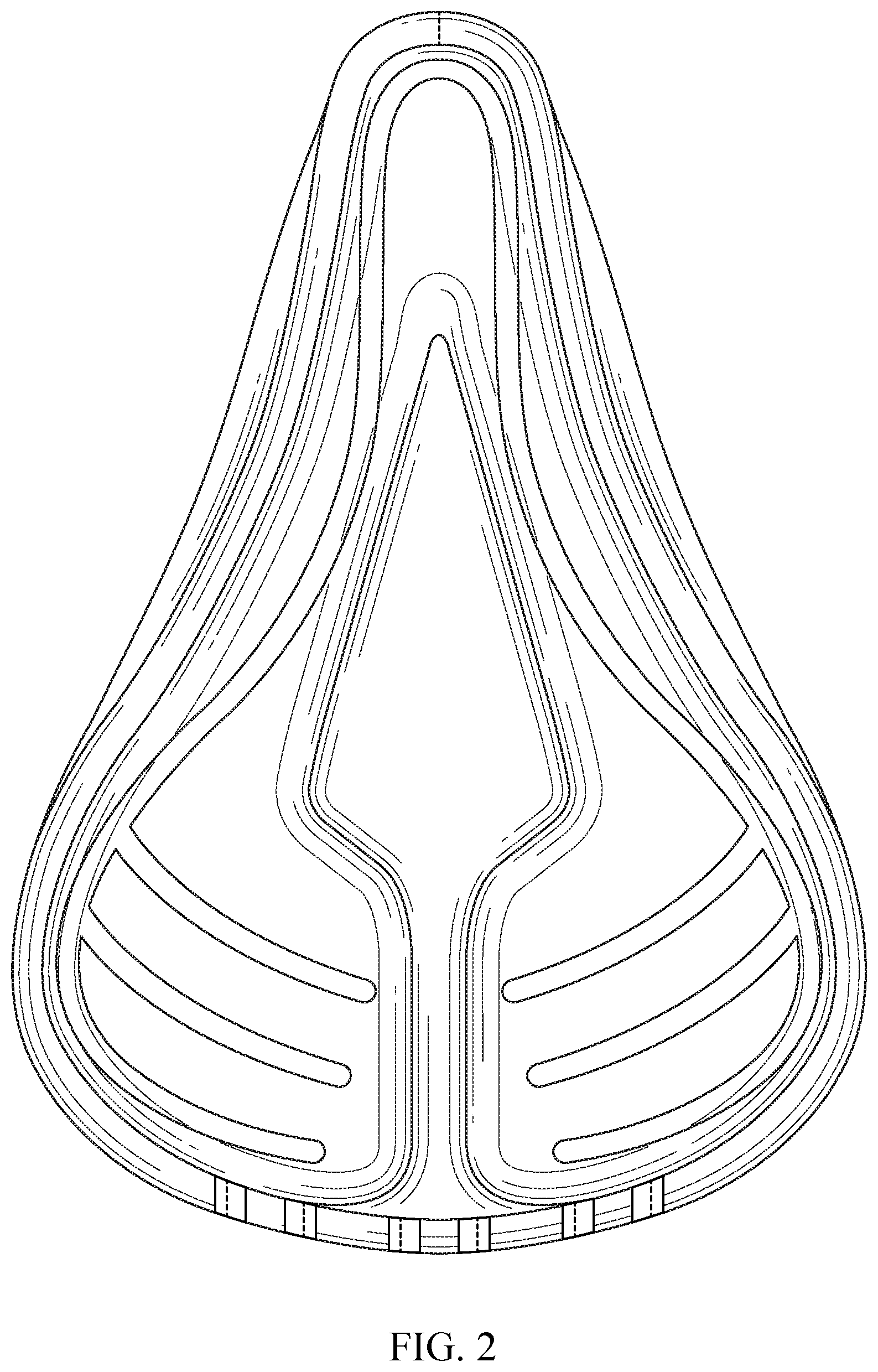 Patent USD0999541 Figure 2 – Bicycle seat