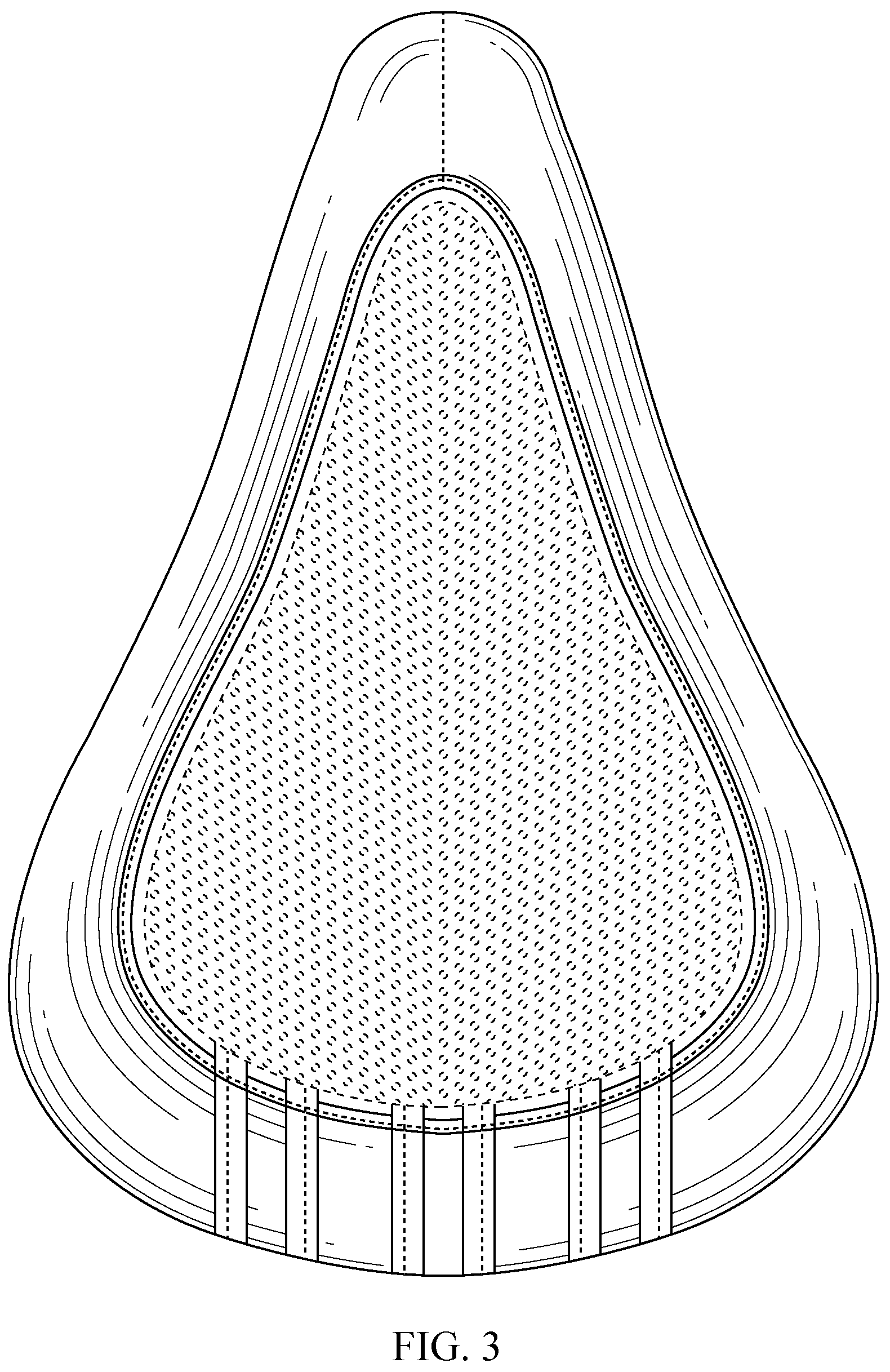 Patent USD0999541 Figure 3 – Bicycle seat
