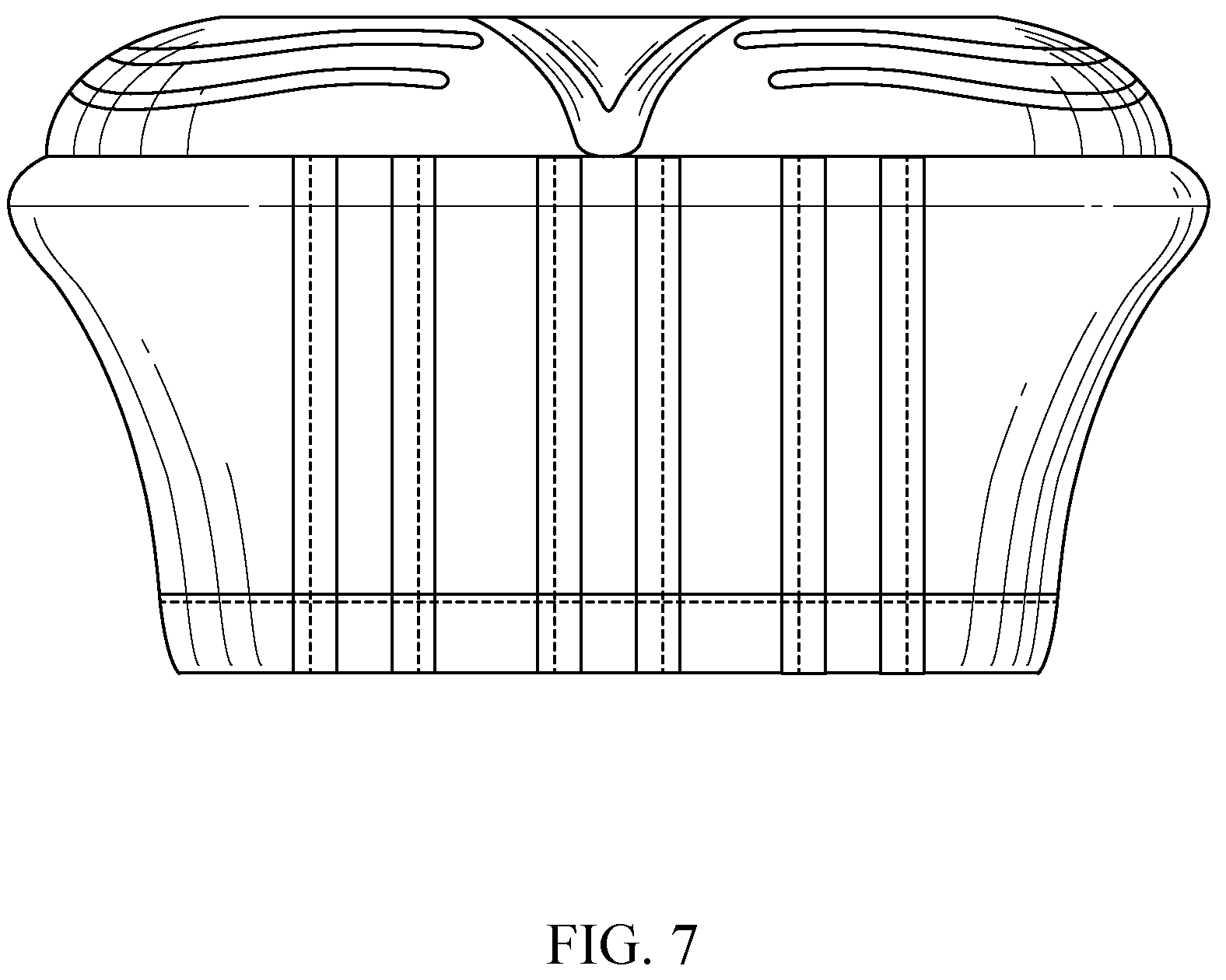 Patent USD0999541 Figure 7 – Bicycle seat
