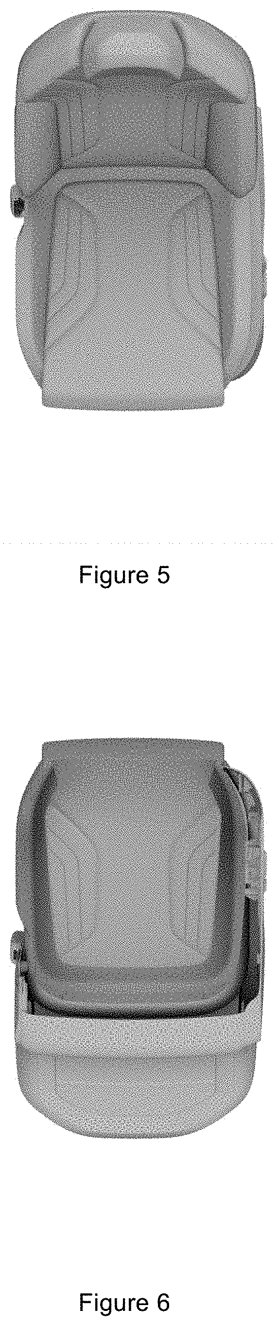 Patent USD0999542 Figure 3 – Front seat