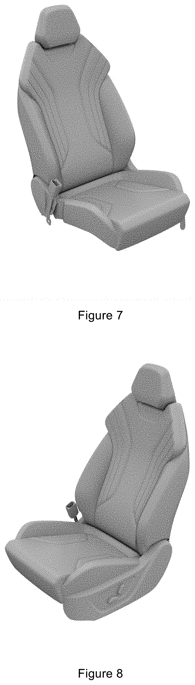 Patent USD0999542 Figure 4 – Front seat