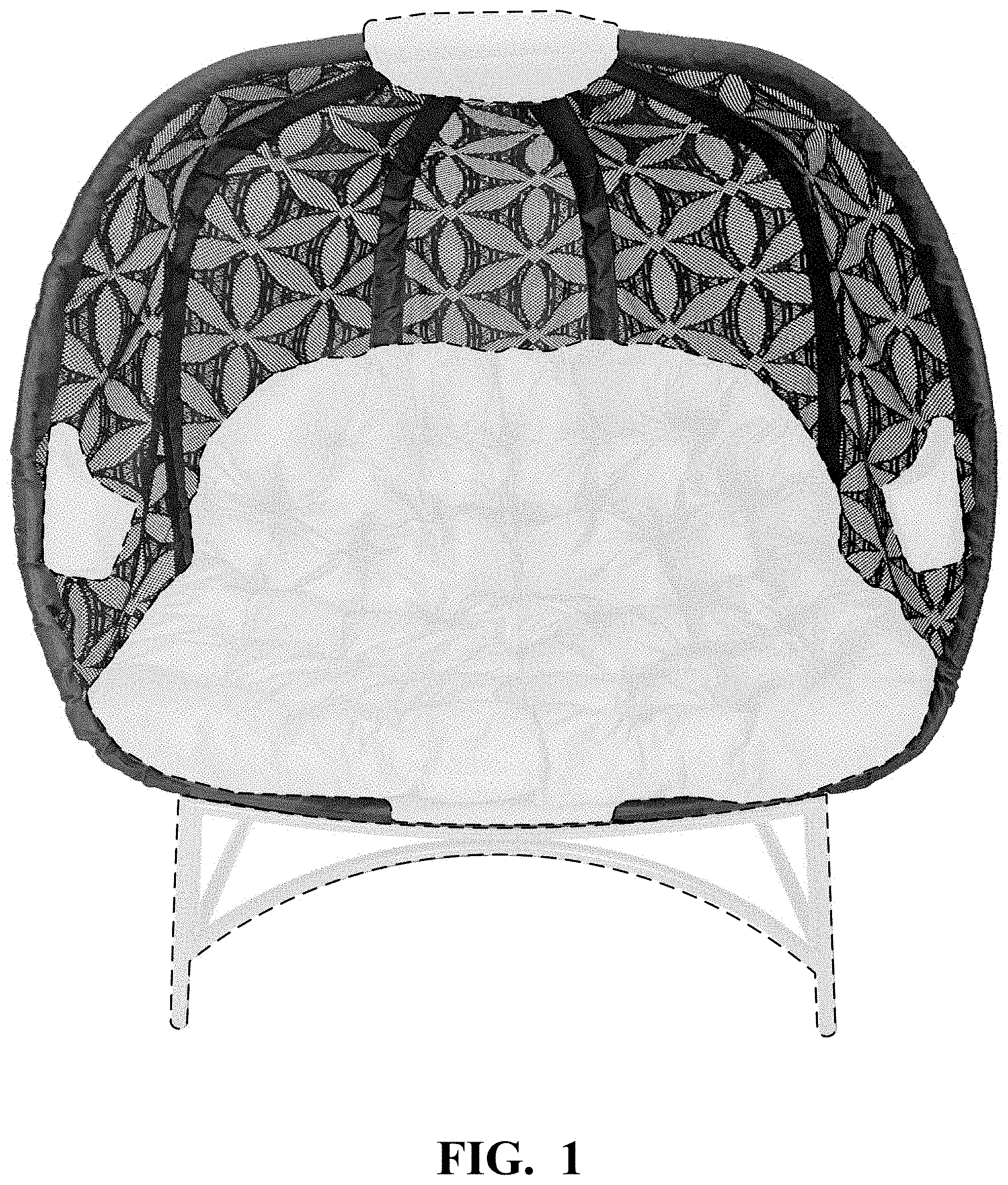 Patent USD0999543 Figure 1 – Chair