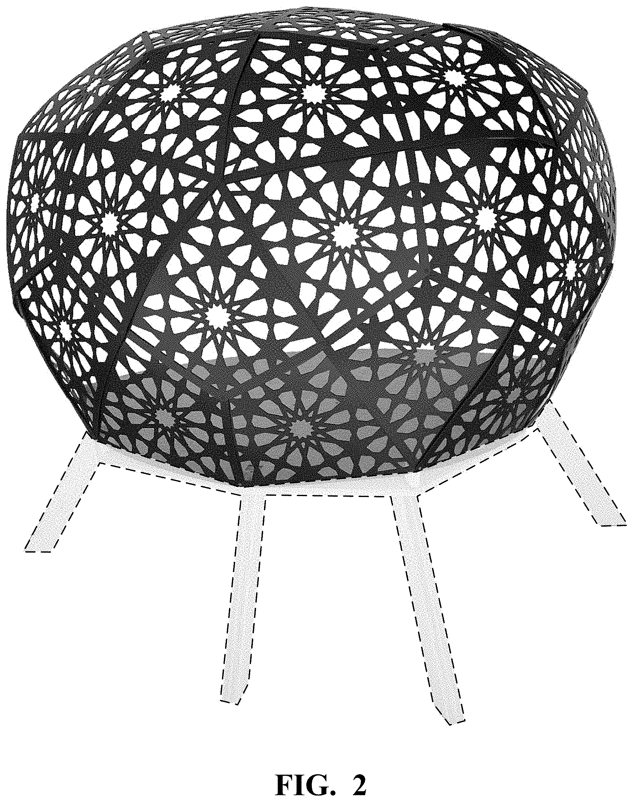 Patent USD0999544 Figure 2 – Chair