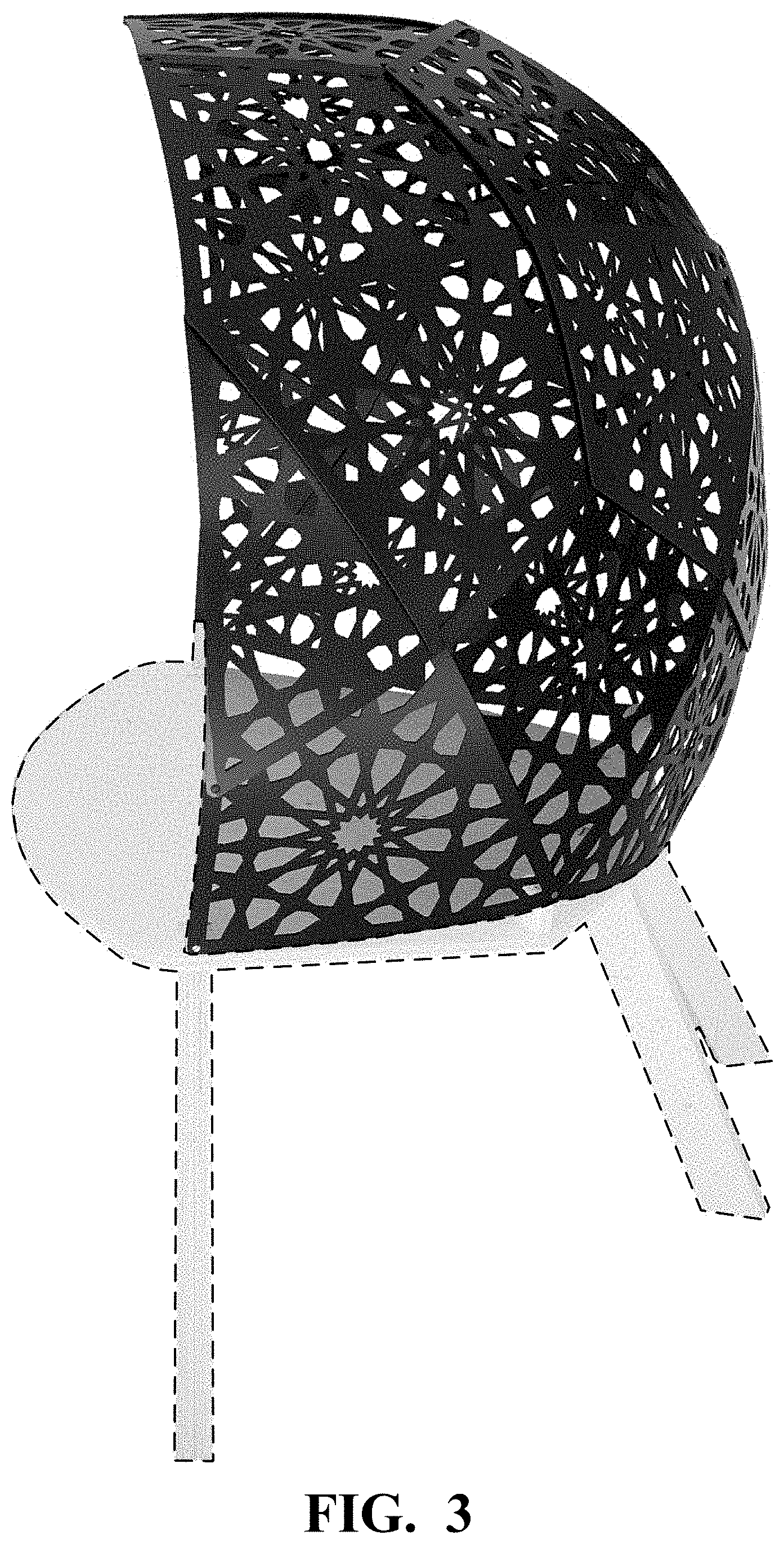Patent USD0999544 Figure 3 – Chair