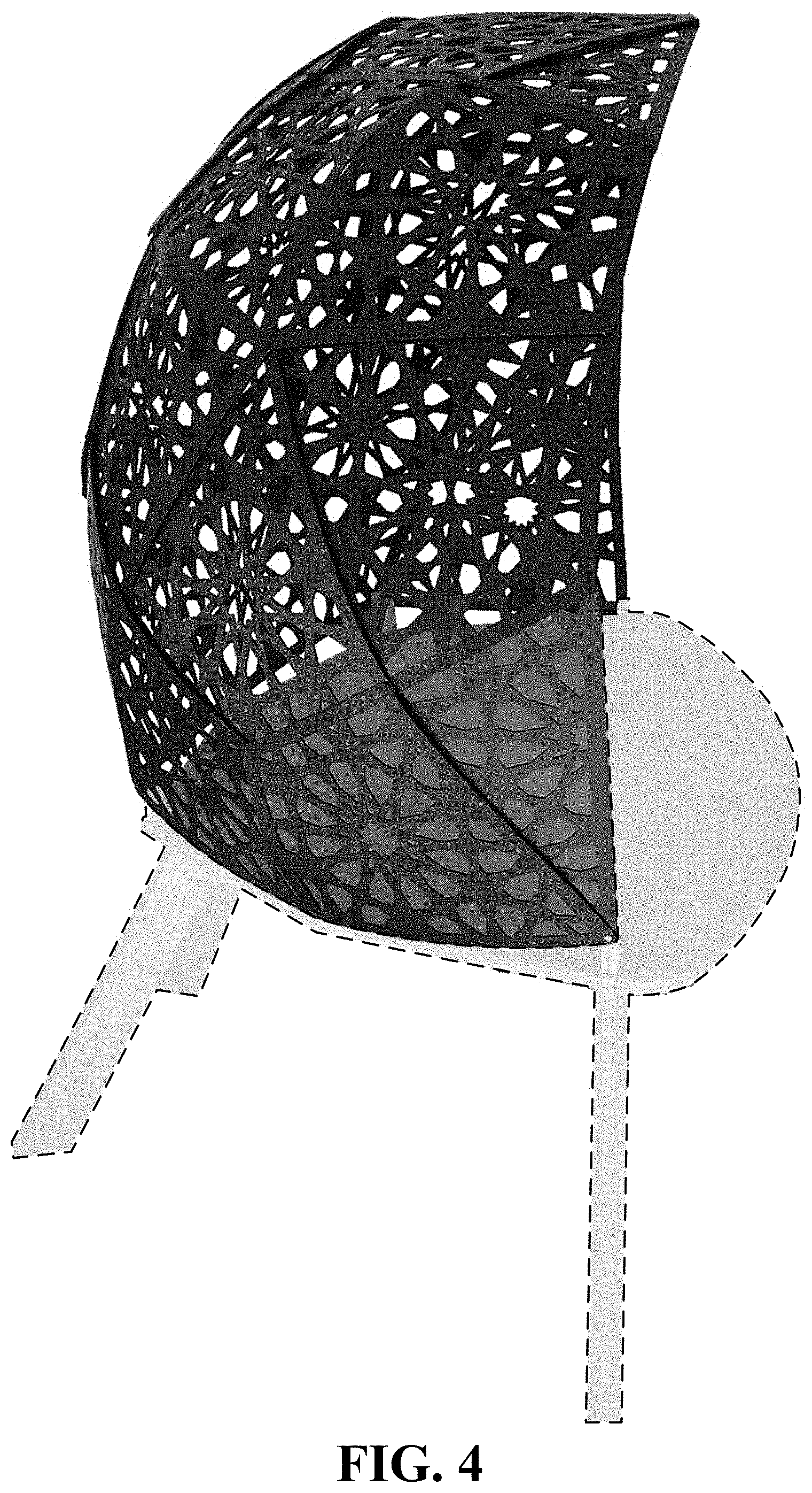 Patent USD0999544 Figure 4 – Chair