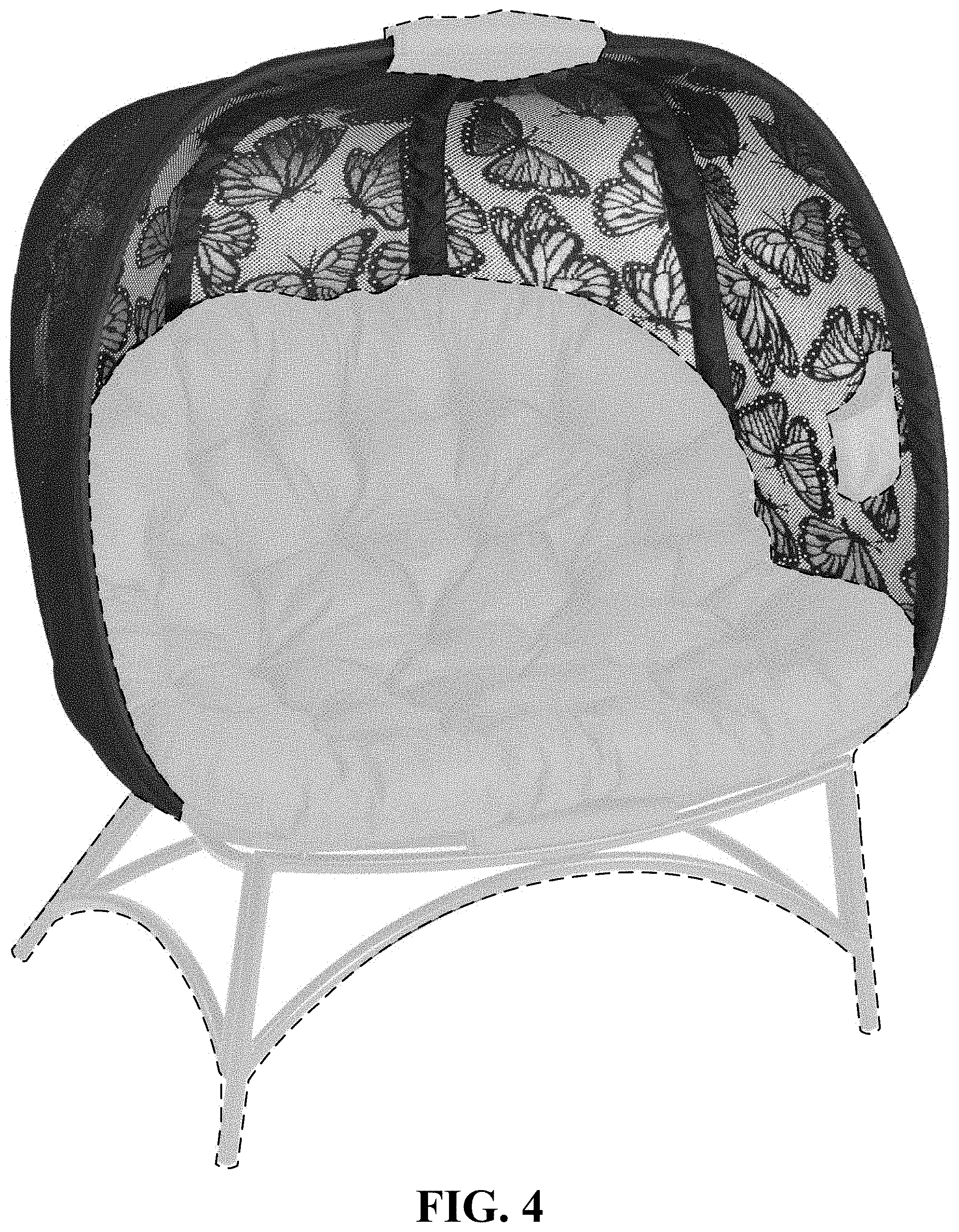 Patent USD0999545 Figure 4 – Chair