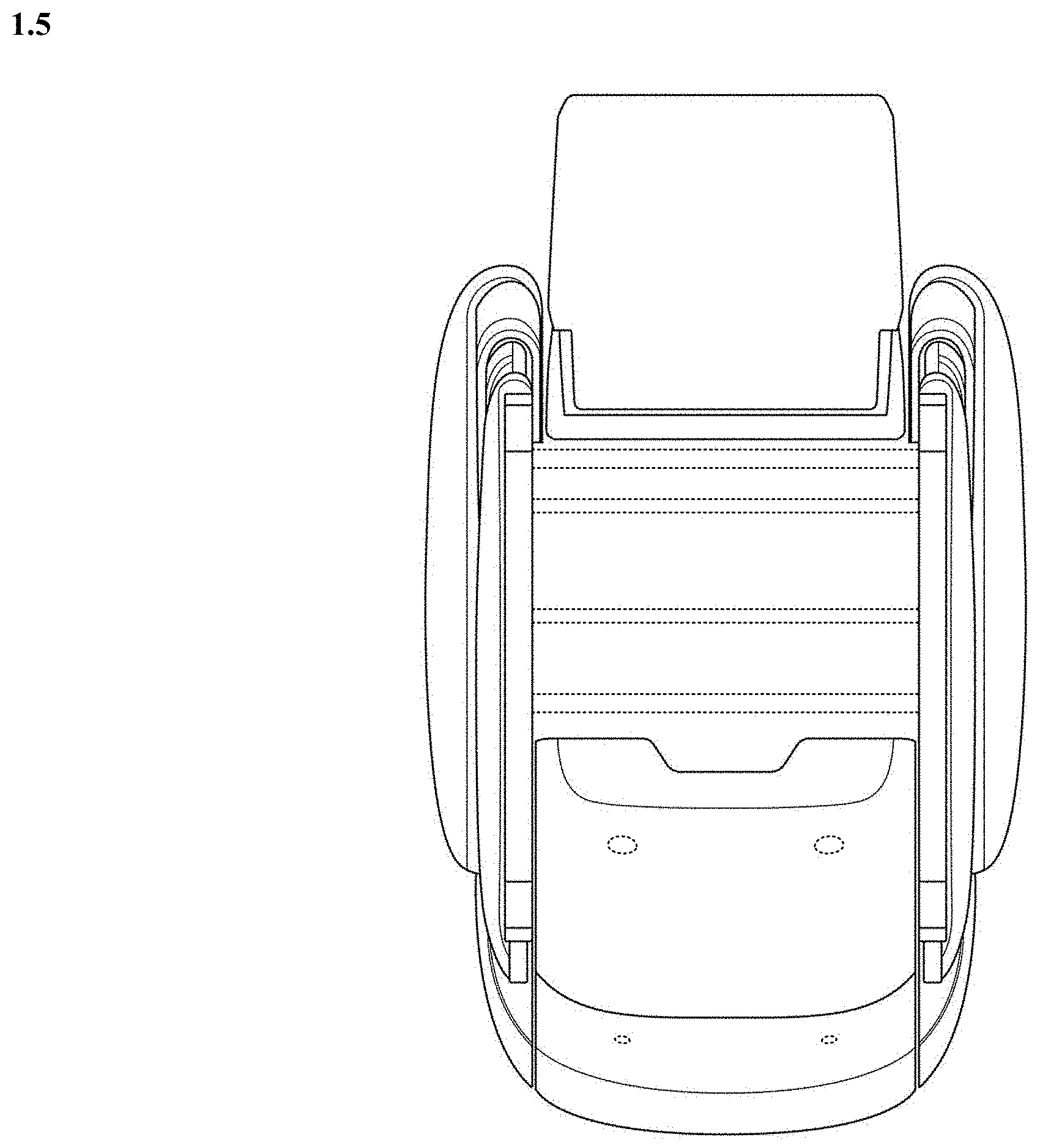 Patent USD0999546 Figure 5 – Massage chair