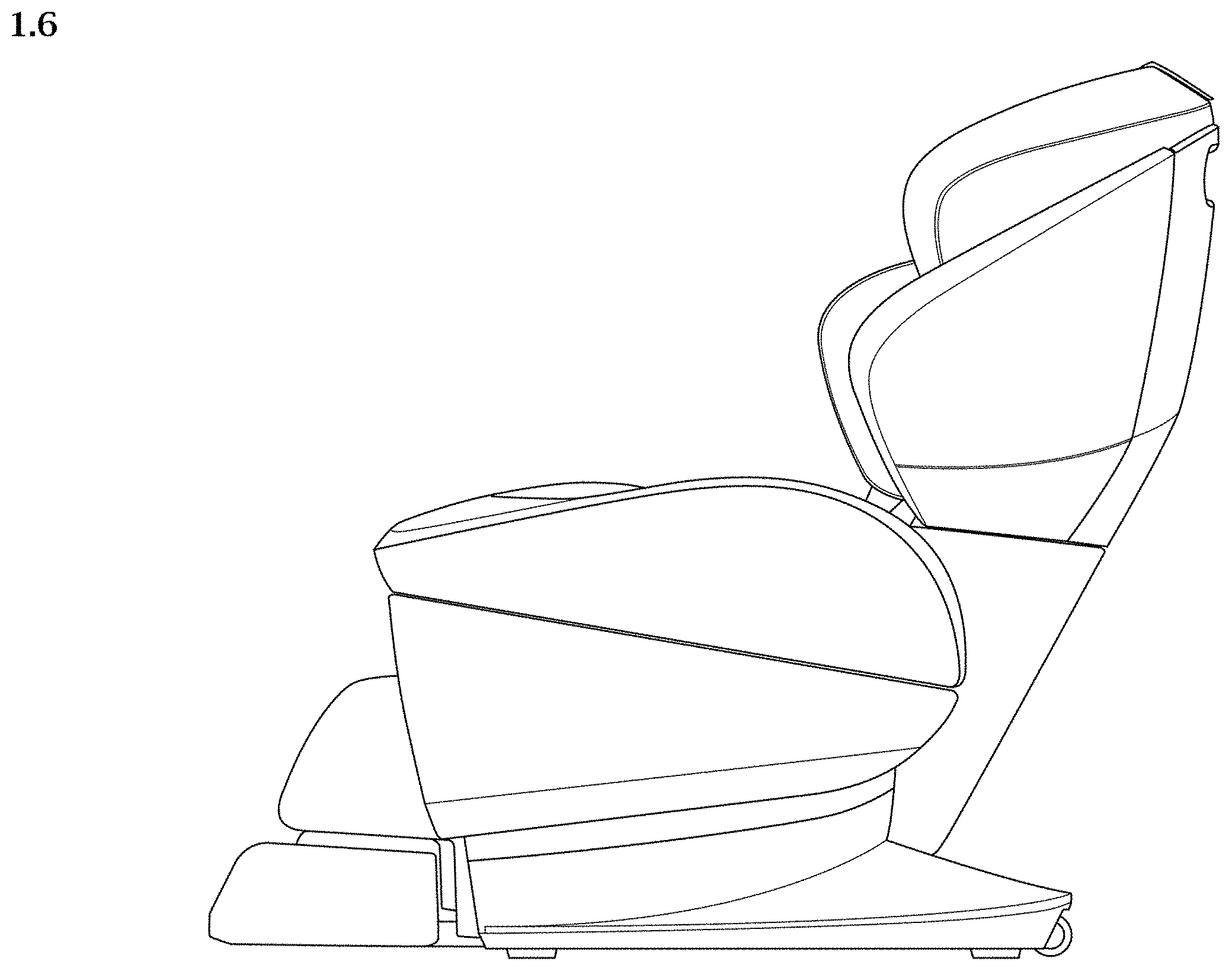 Patent USD0999546 Figure 6 – Massage chair