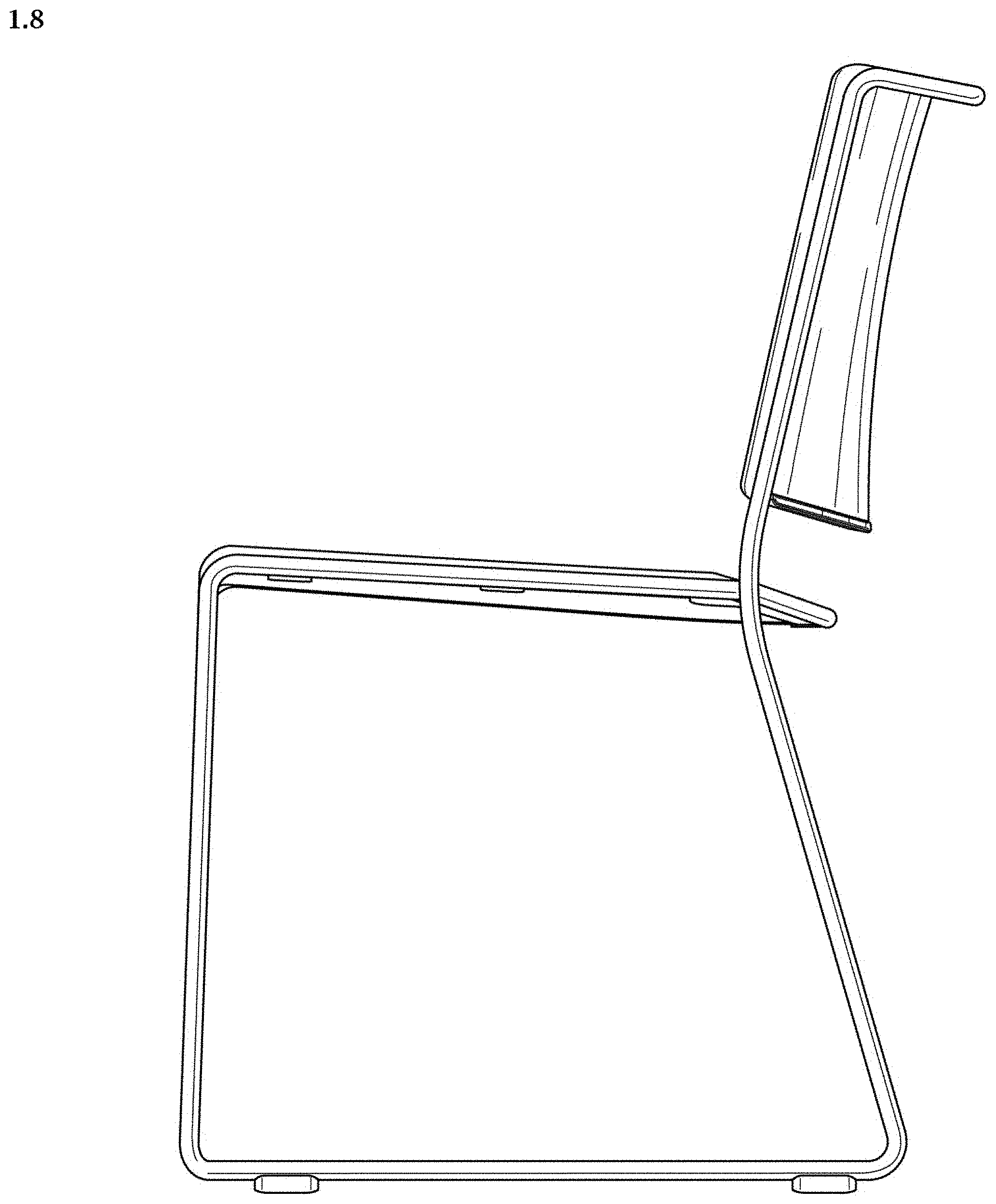 Patent USD0999549 Figure 8 – Chair