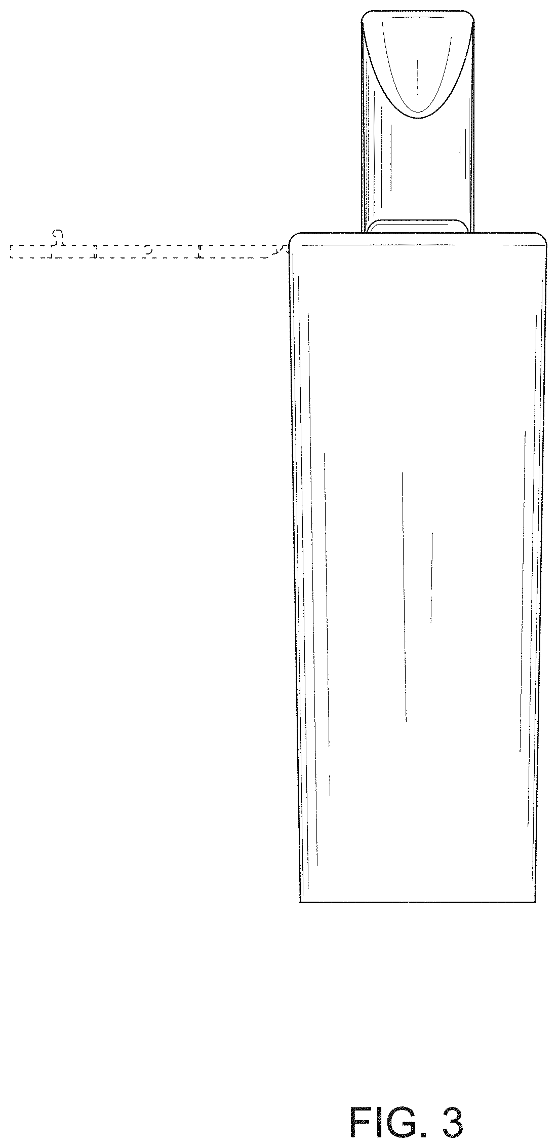 Patent USD0999552 Figure 3 – Hygiene implements holder with shield