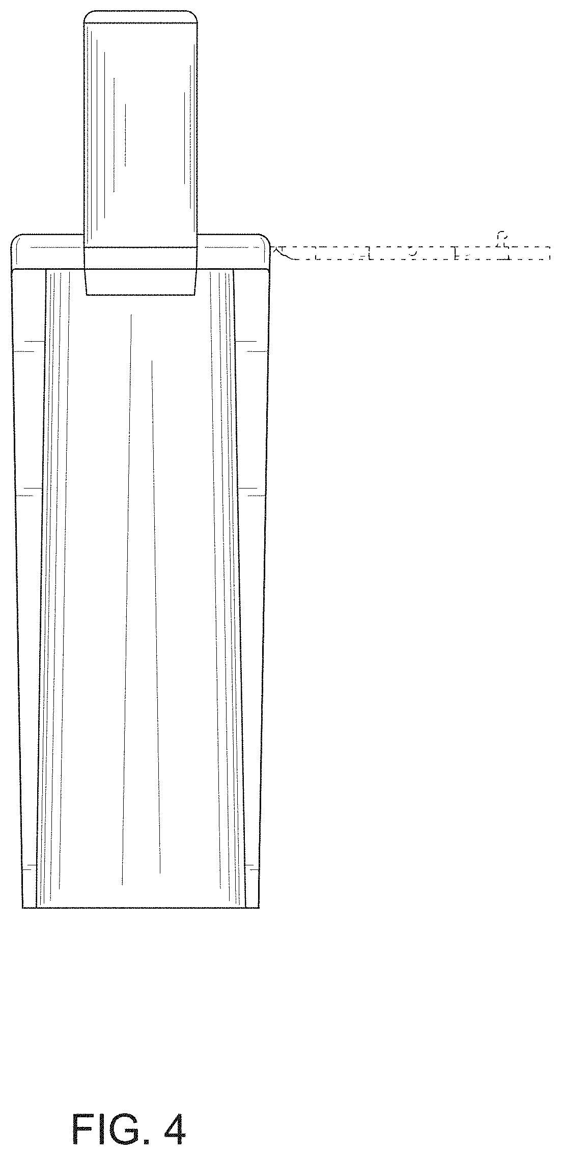 Patent USD0999552 Figure 4 – Hygiene implements holder with shield