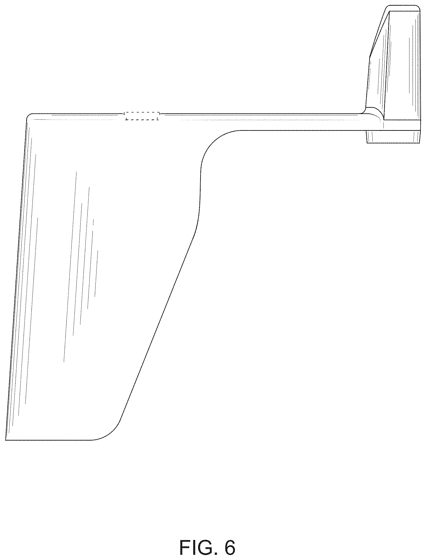 Patent USD0999552 Figure 6 – Hygiene implements holder with shield