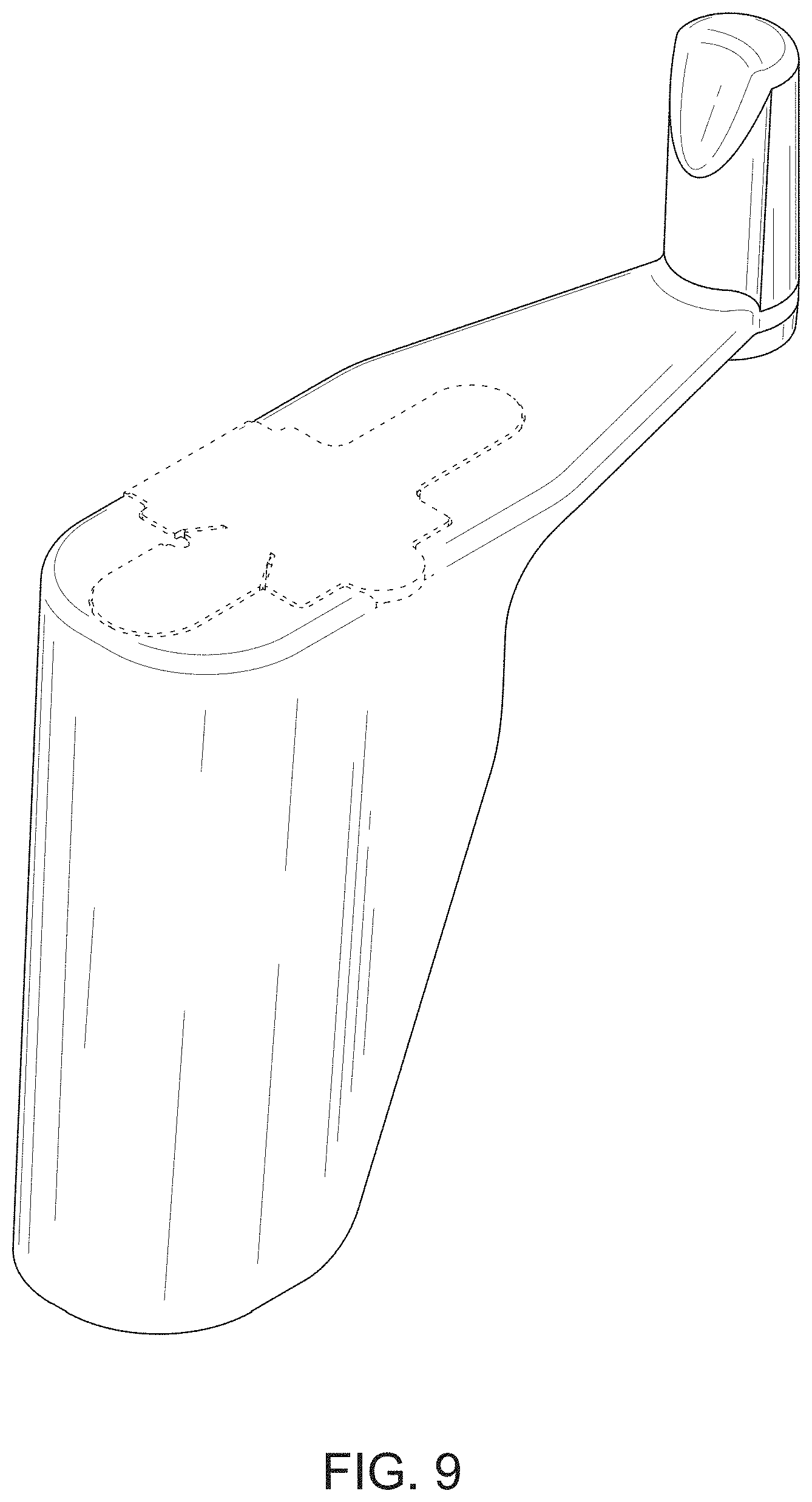 Patent USD0999552 Figure 9 – Hygiene implements holder with shield