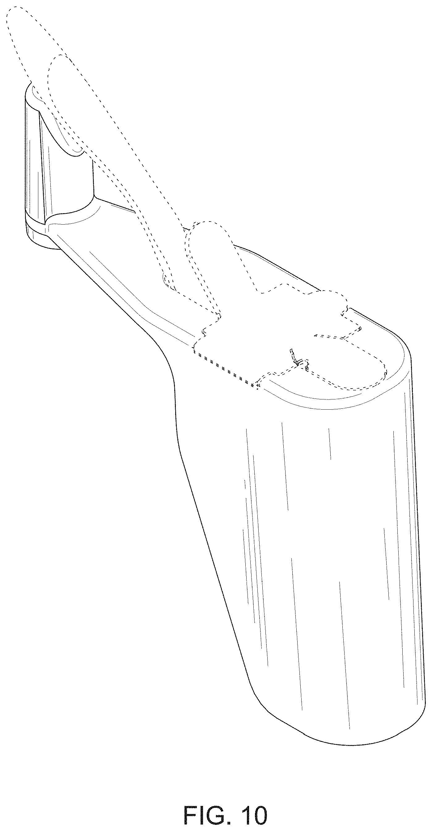 Patent USD0999552 Figure 10 – Hygiene implements holder with shield