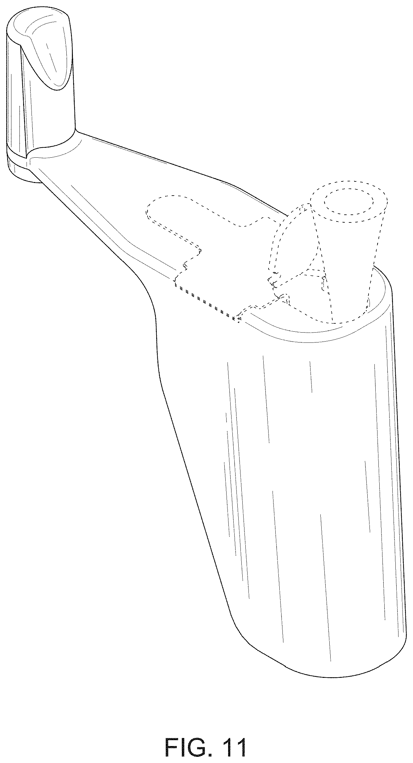 Patent USD0999552 Figure 11 – Hygiene implements holder with shield