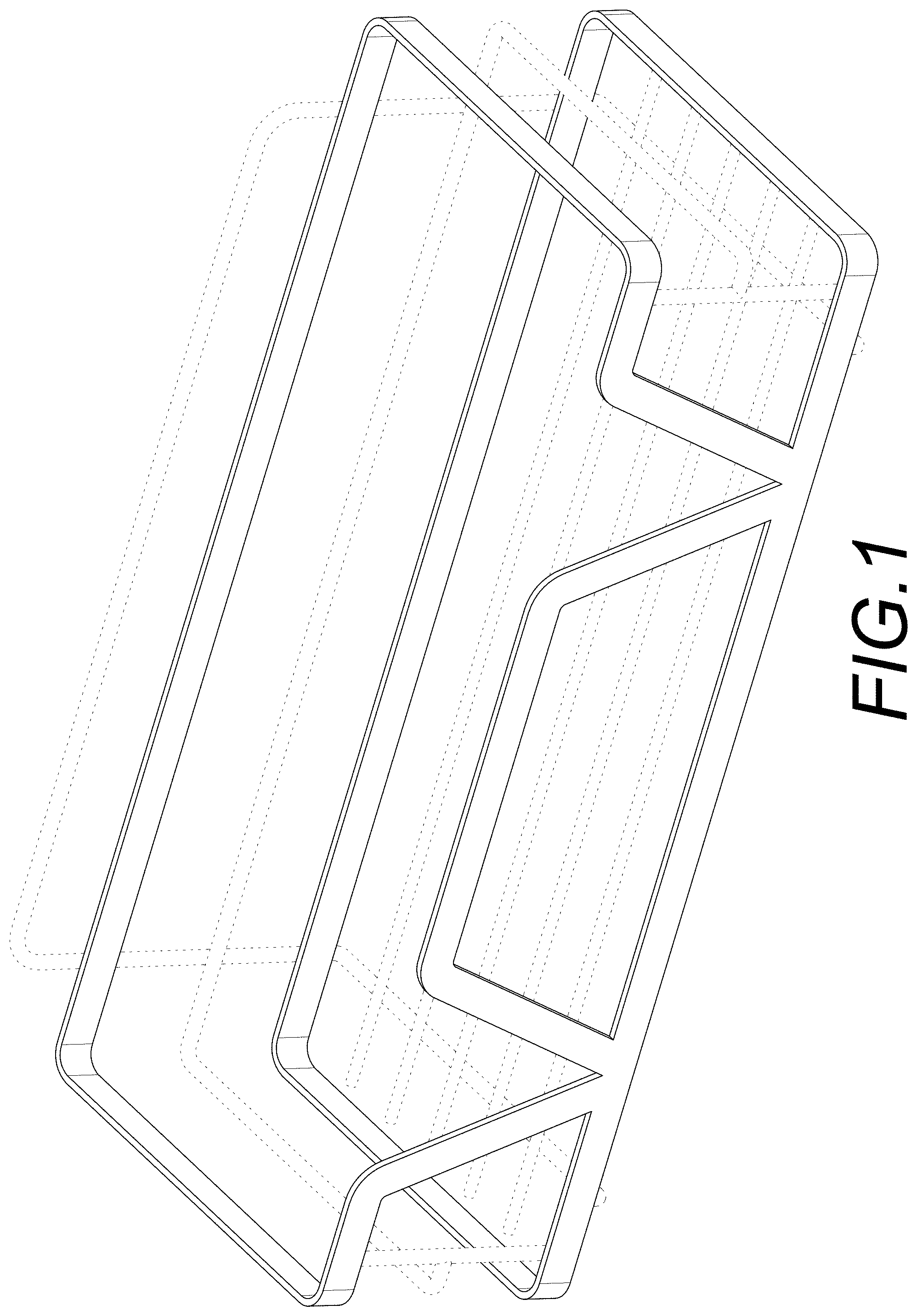 Patent USD0999554 Figure 1 – Shower caddy