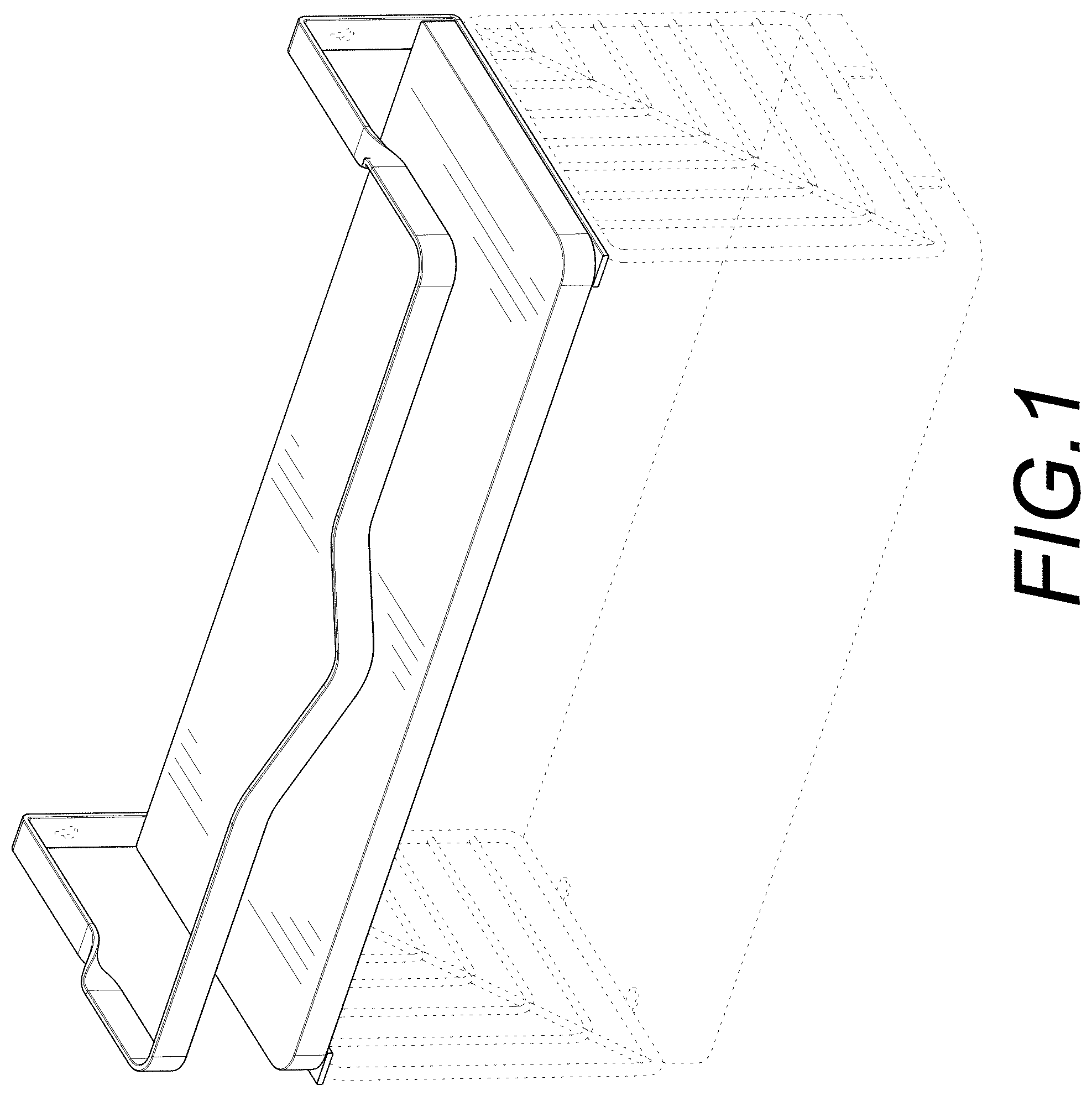 Patent USD0999560 Figure 1 – Storage rack