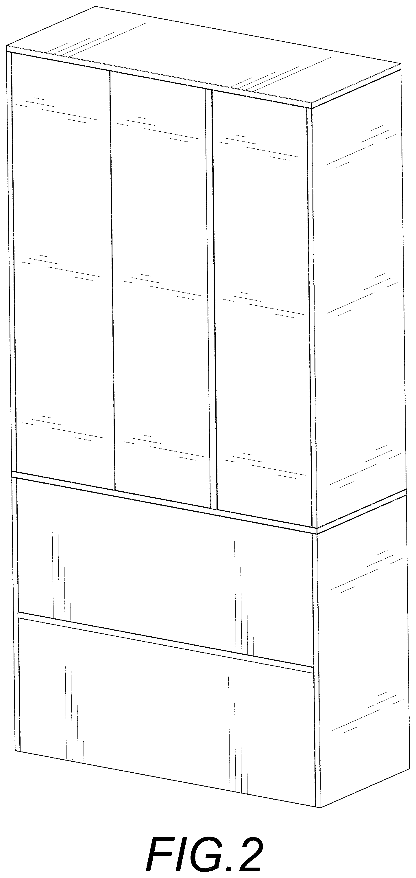 Patent USD0999573 Figure 2 – Wardrobe