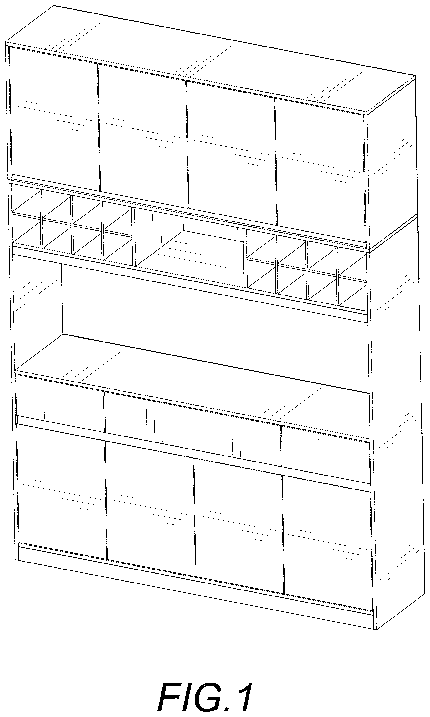 Patent USD0999574 — Cabinet — Figure 1