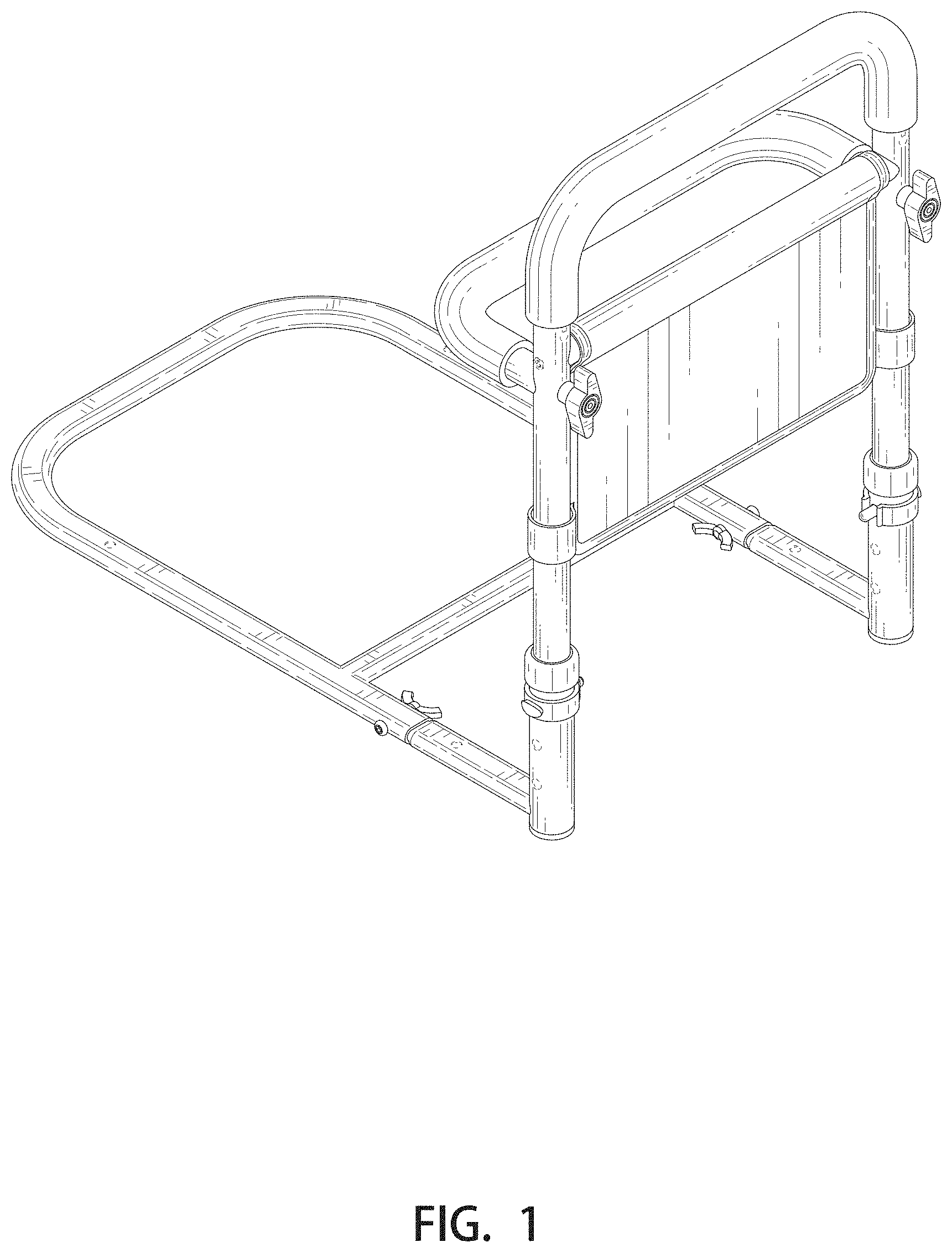 Patent USD0999580 — Bed rail — Figure 1
