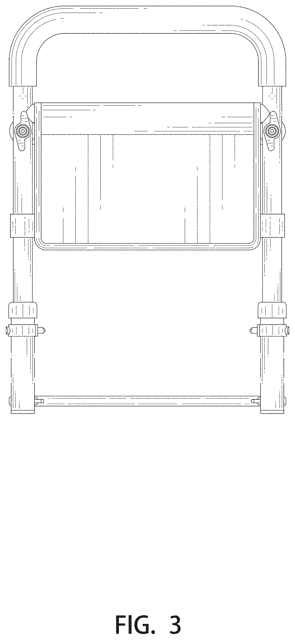 Patent USD0999580 Figure 3 – Bed rail