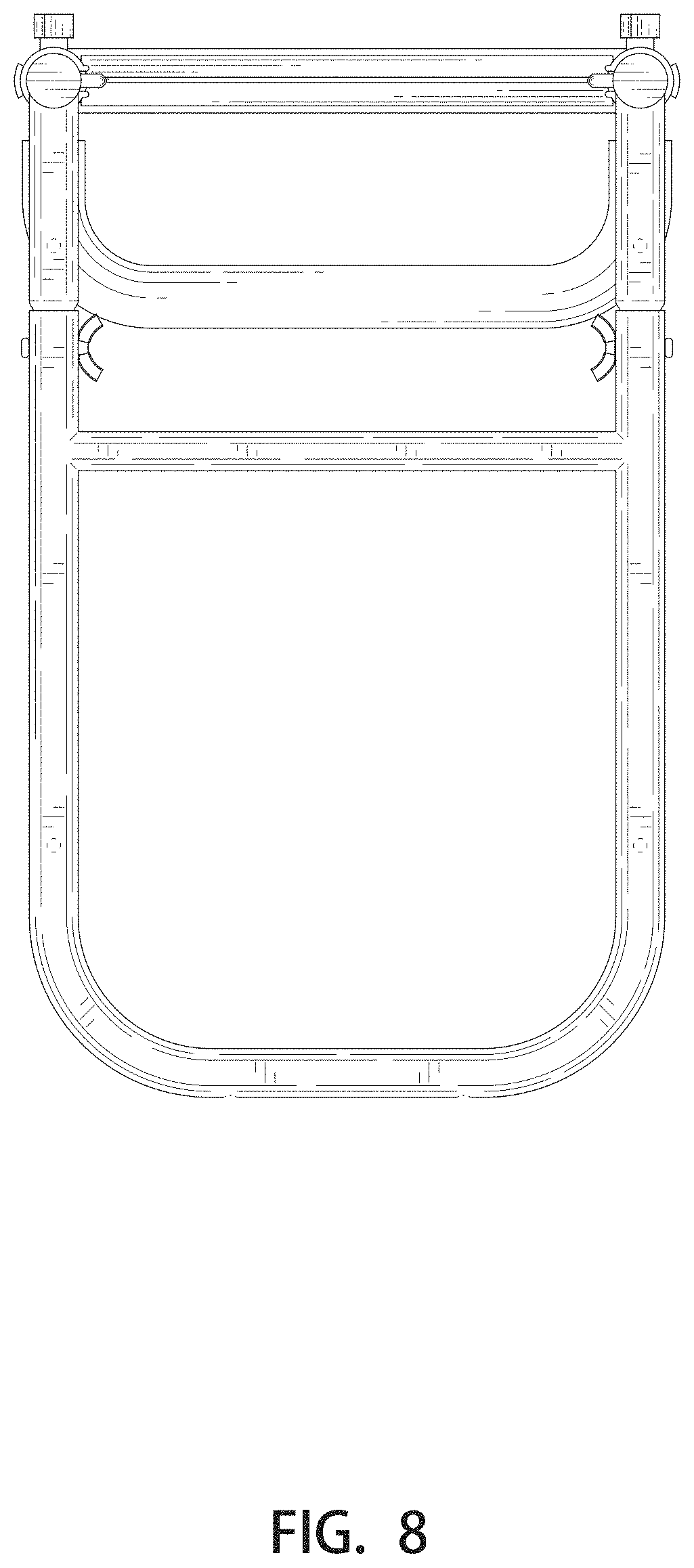 Patent USD0999580 Figure 8 – Bed rail