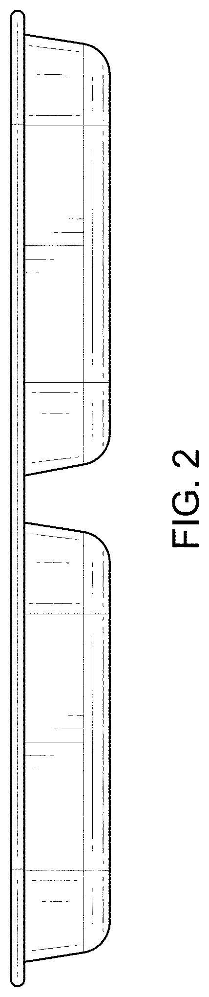 Patent USD0999584 Figure 2 – Two-sided pan