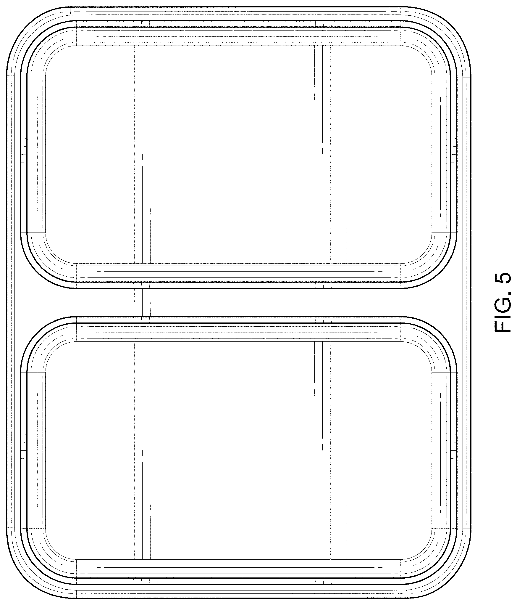 Patent USD0999584 Figure 5 – Two-sided pan