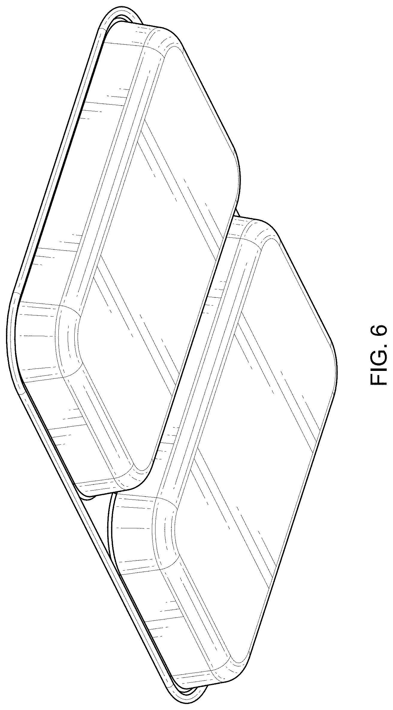 Patent USD0999584 Figure 6 – Two-sided pan