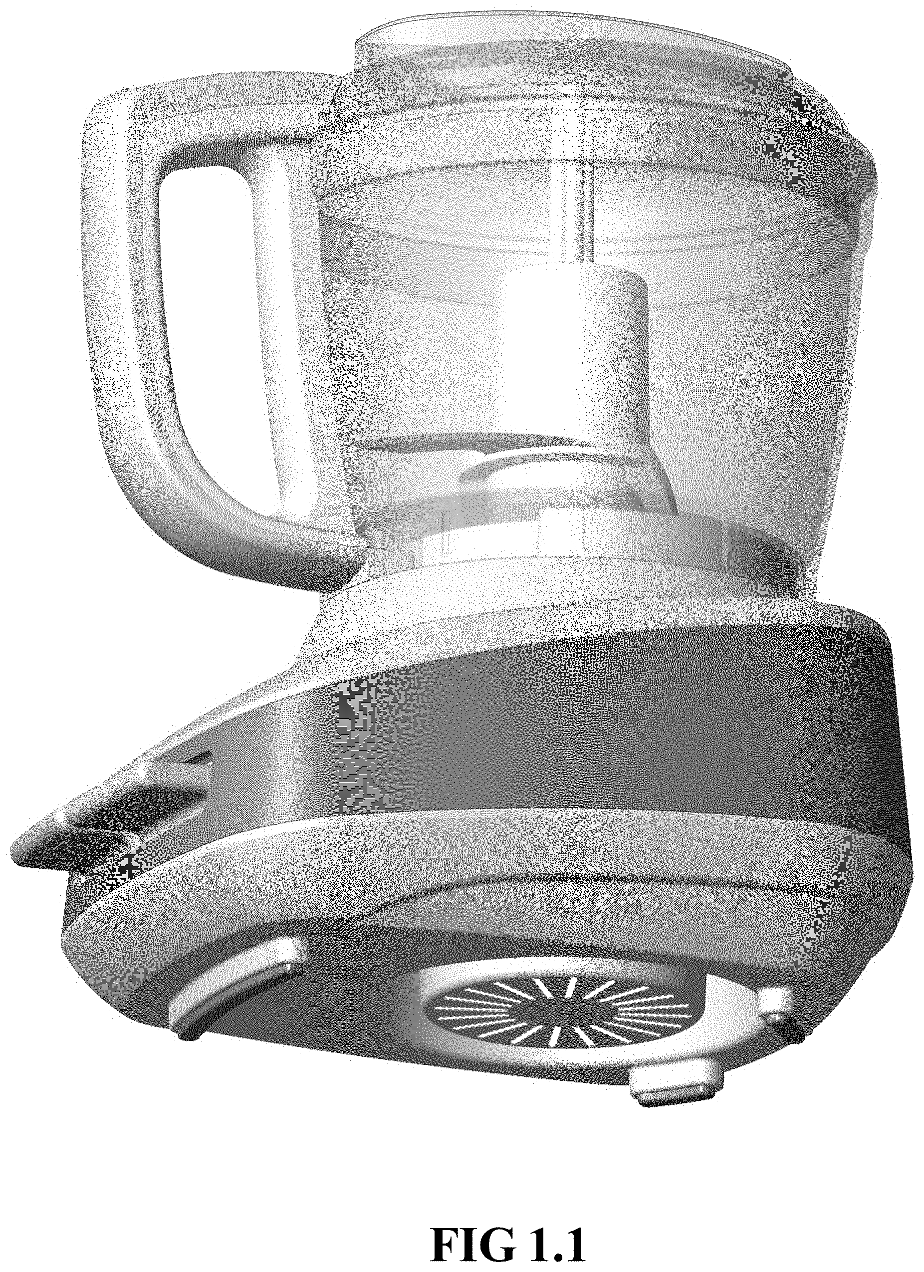 Patent USD0999587 Figure 1 – Electric chopper