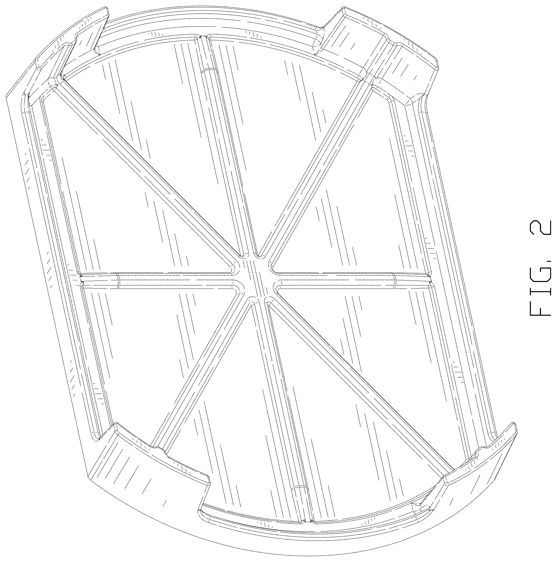Patent USD0999593 Figure 2 – Baking pan