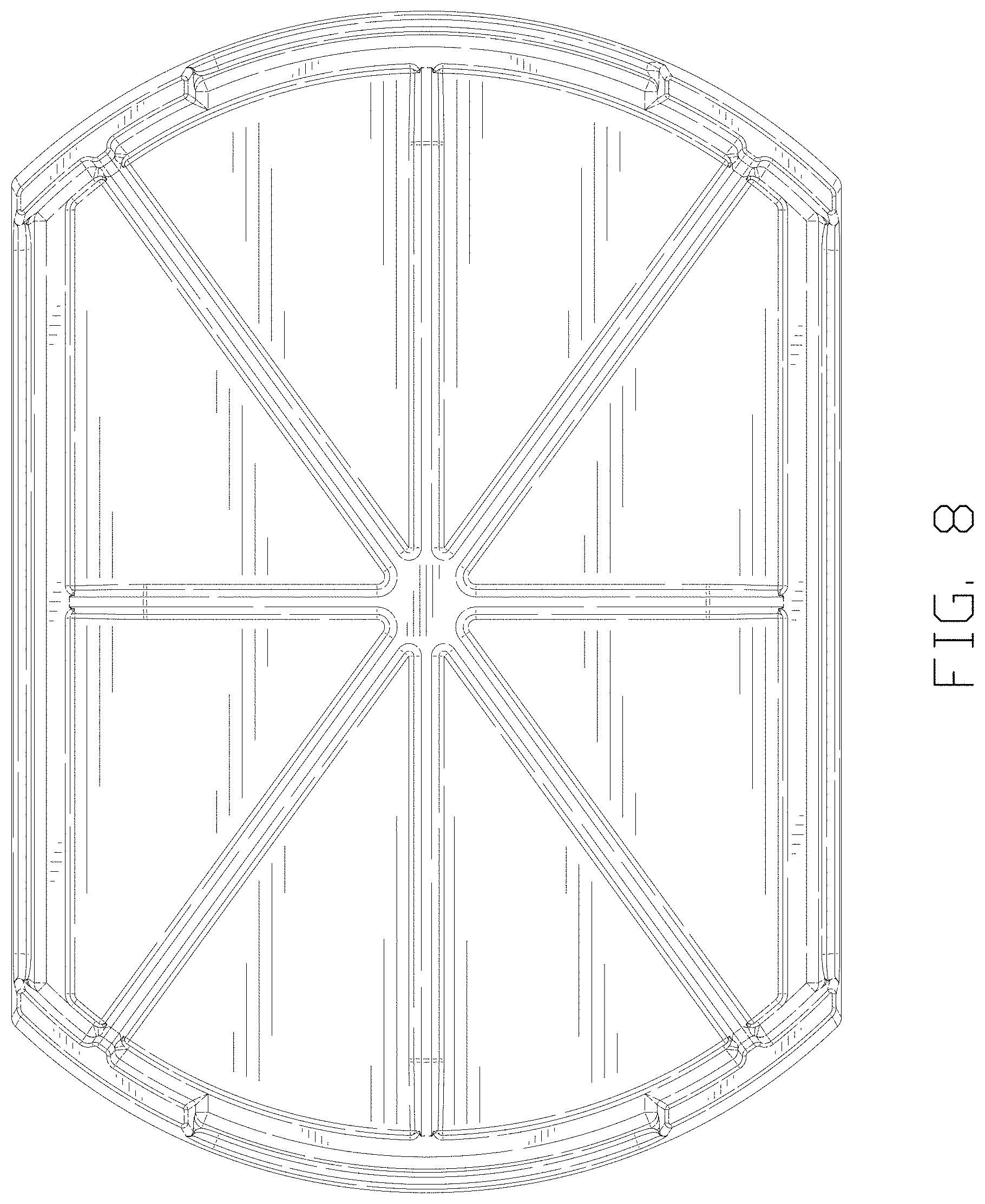 Patent USD0999593 Figure 8 – Baking pan