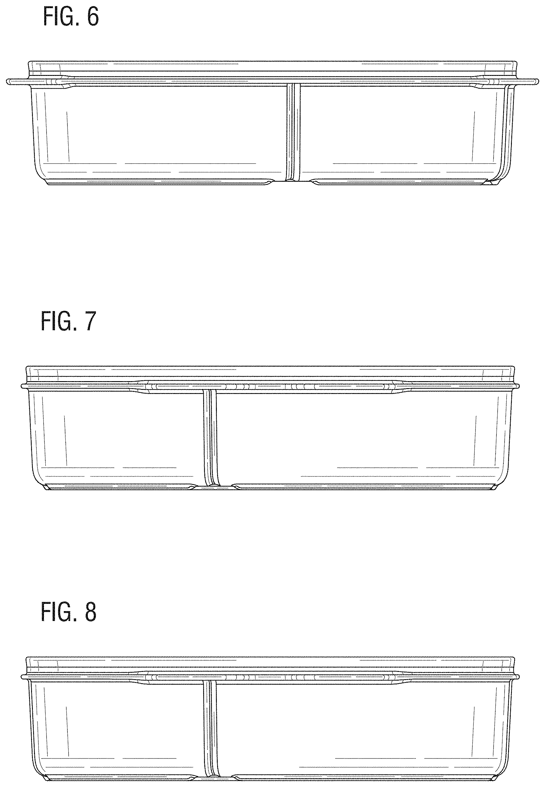Patent USD0999595 Figure 4 – Divided food bowl