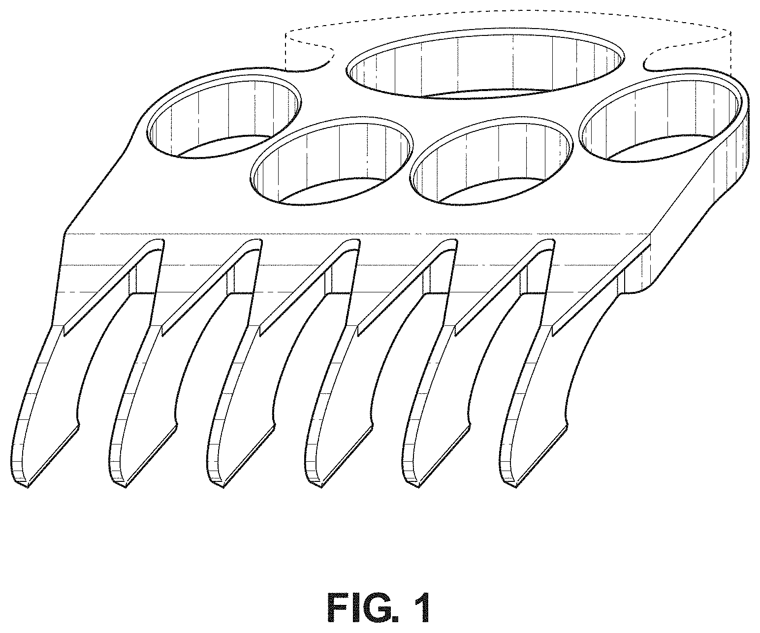 Patent USD0999600 Figure 1 – Meat shredder claw