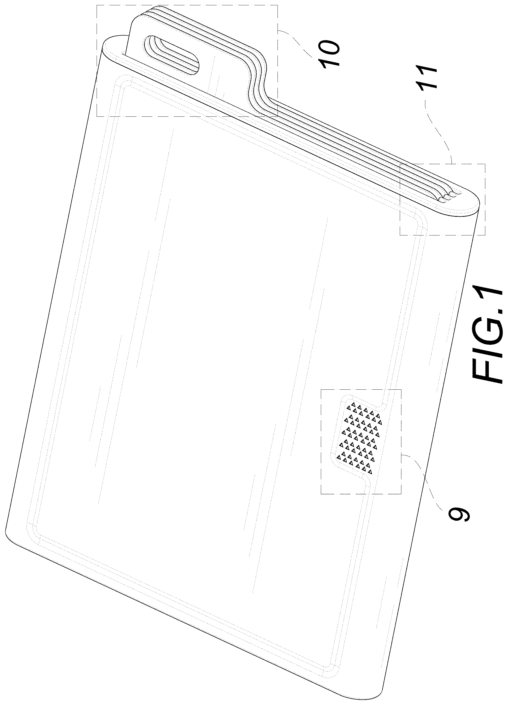Patent USD0999601 Figure 1 – Cutting board set