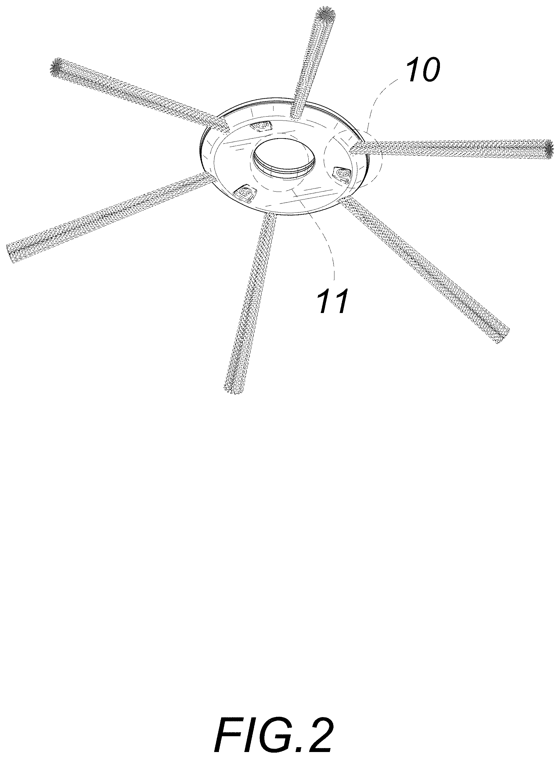 Patent USD0999604 Figure 2 – String trimmer accessory