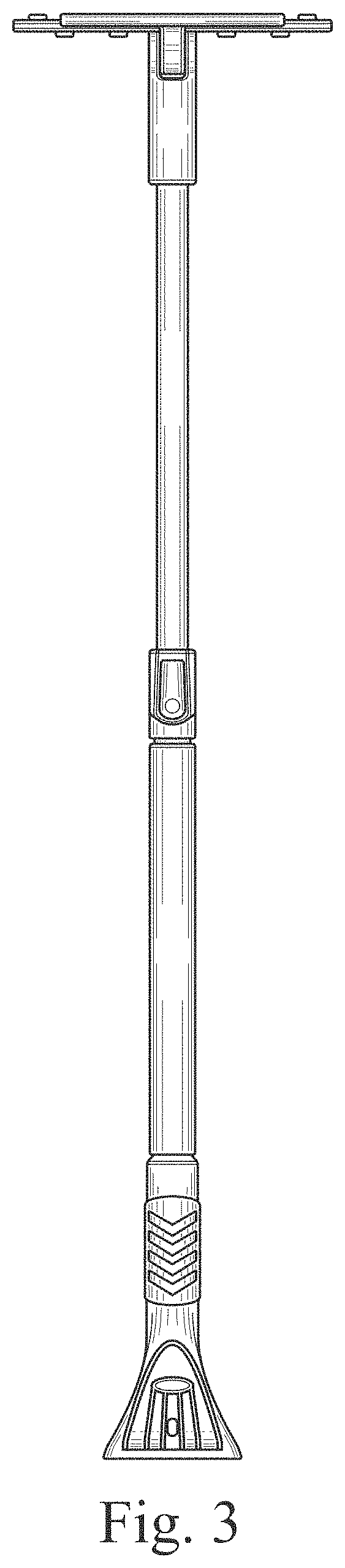 Patent USD0999605 Figure 3 – Snow shovel