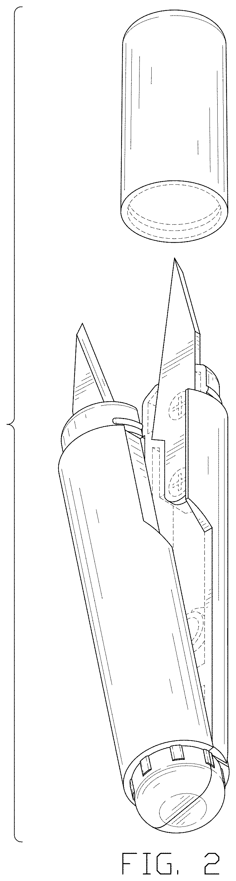 Patent USD0999609 Figure 2 – Pen-shaped scissors