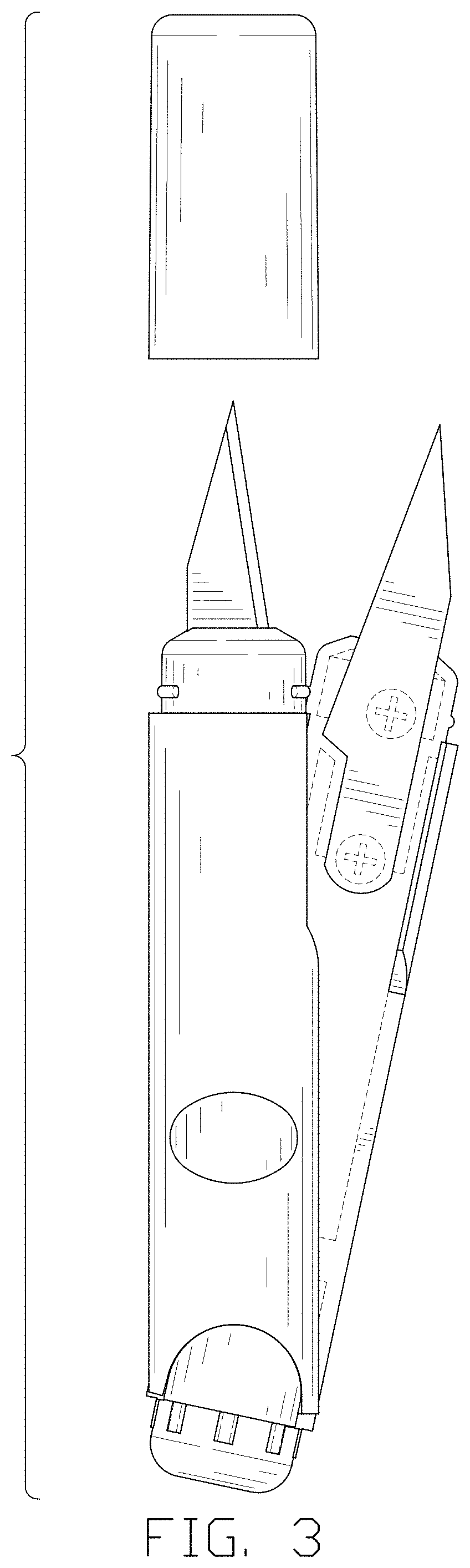 Patent USD0999609 Figure 3 – Pen-shaped scissors