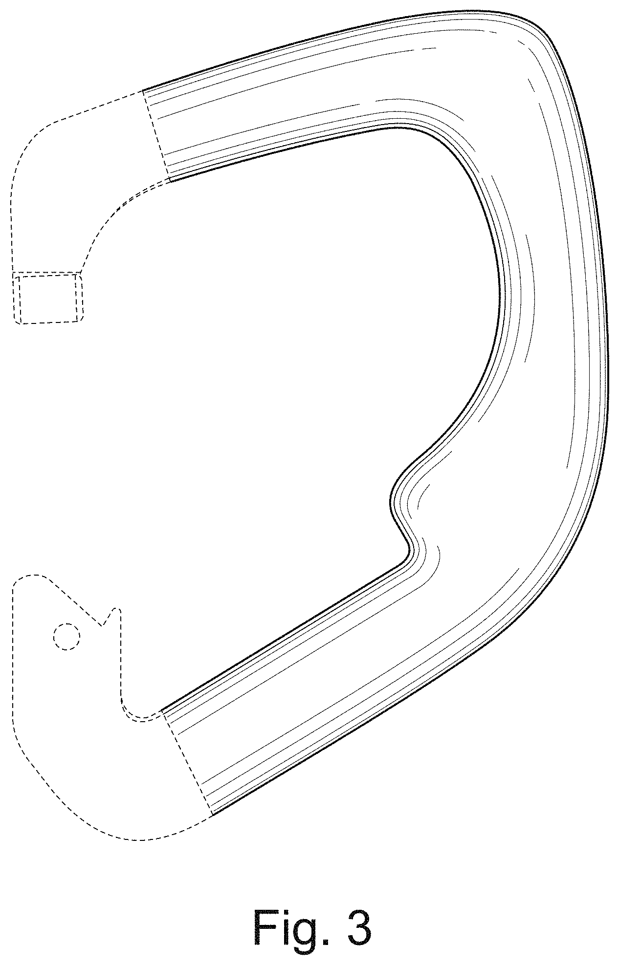 Patent USD0999620 Figure 3 – Carabiner