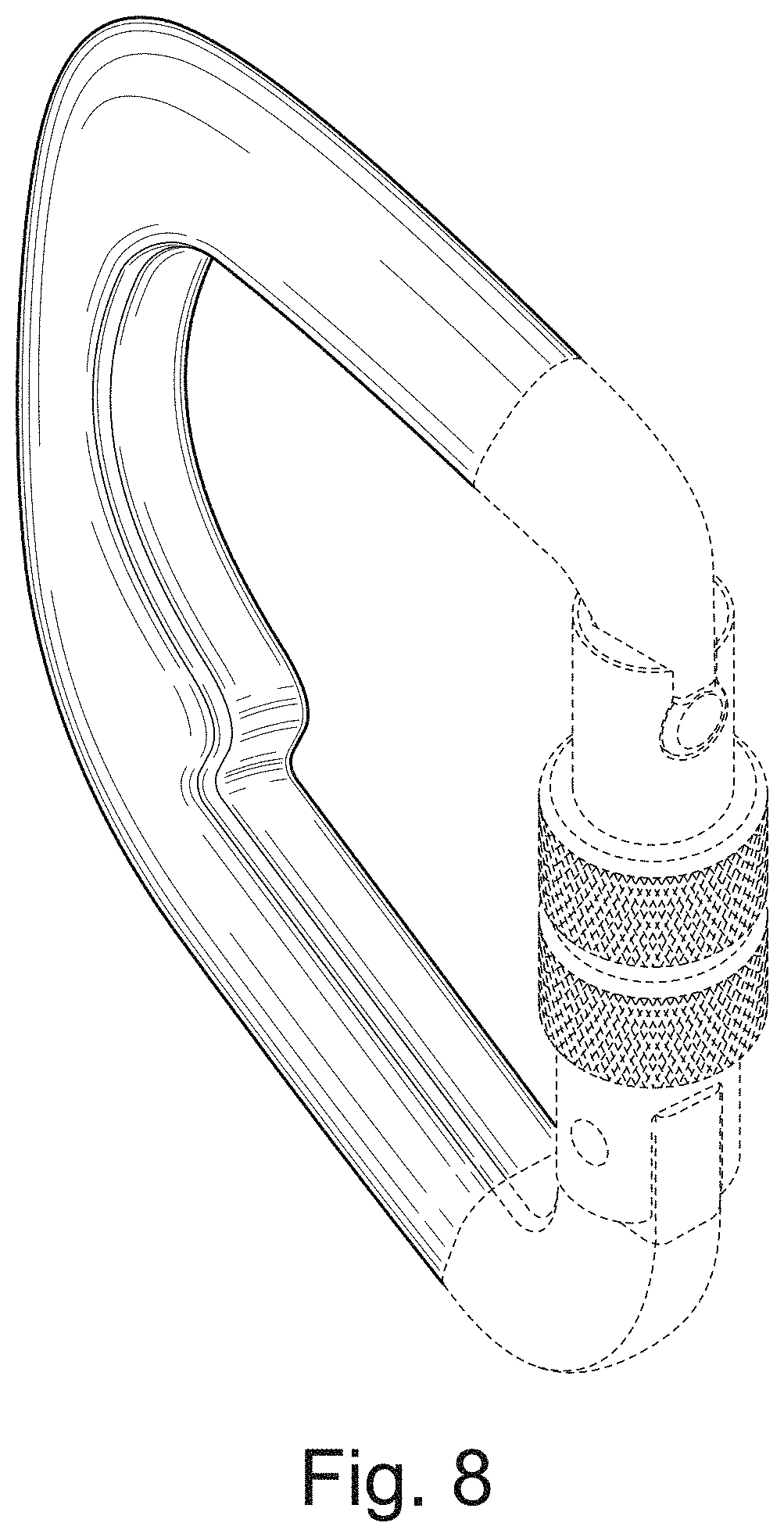 Patent USD0999620 Figure 8 – Carabiner