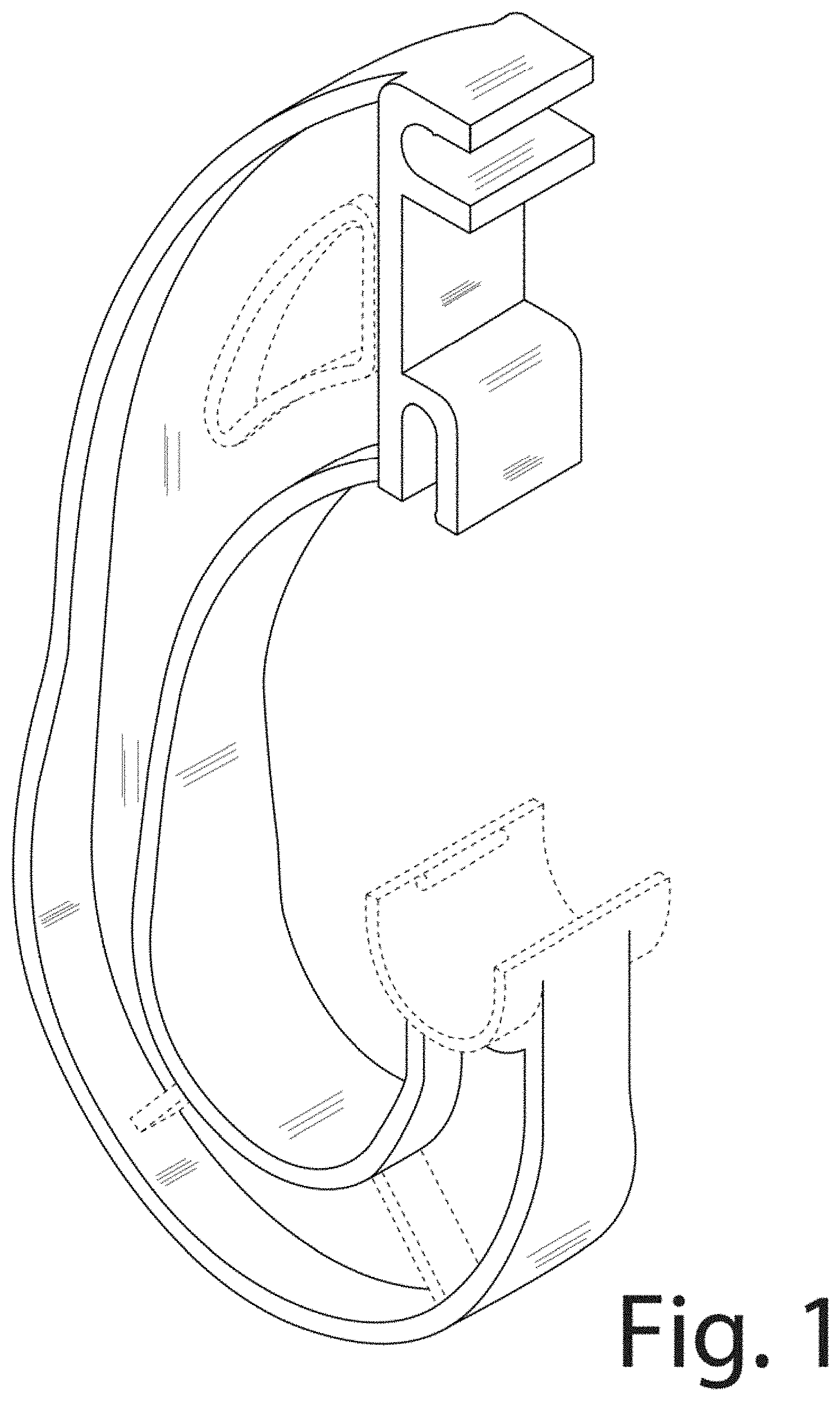 Patent USD0999622 — J-hook rod holder — Figure 1