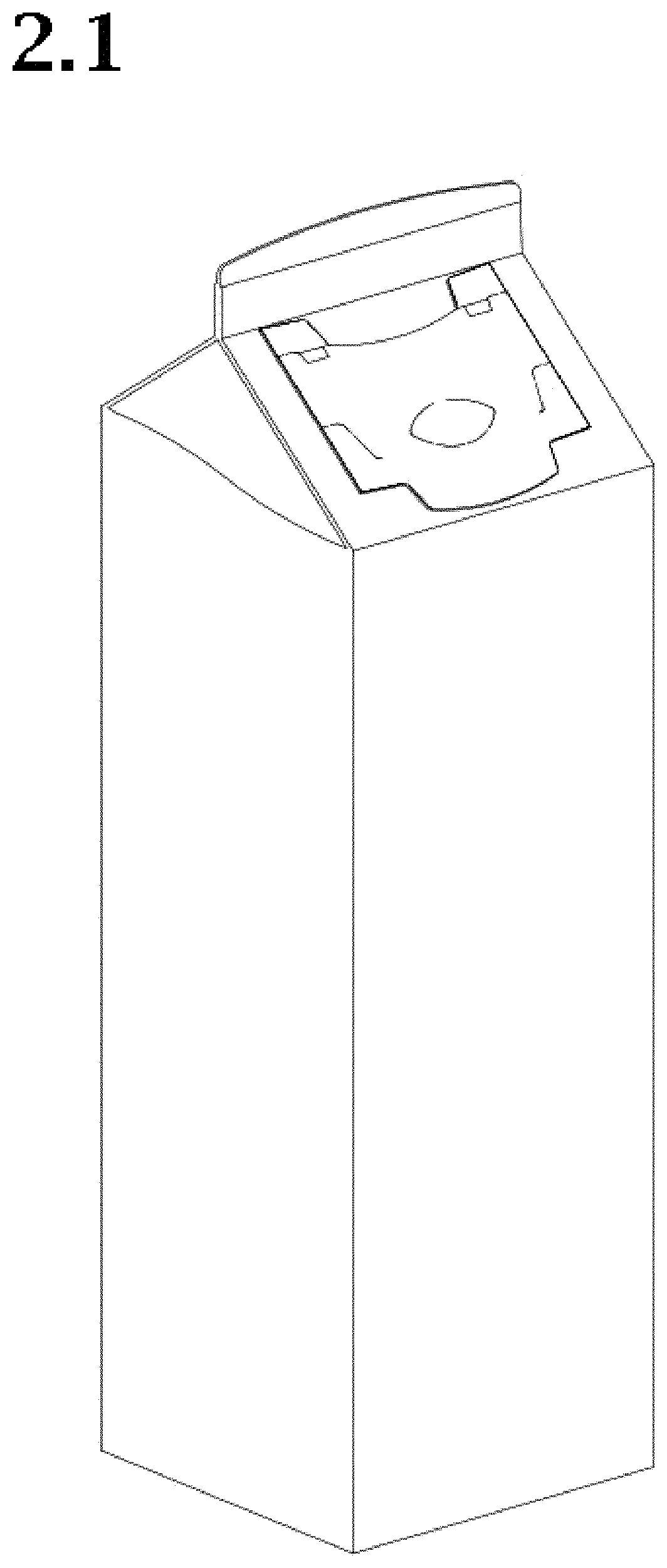 Patent USD0999626 Figure 1 – Container