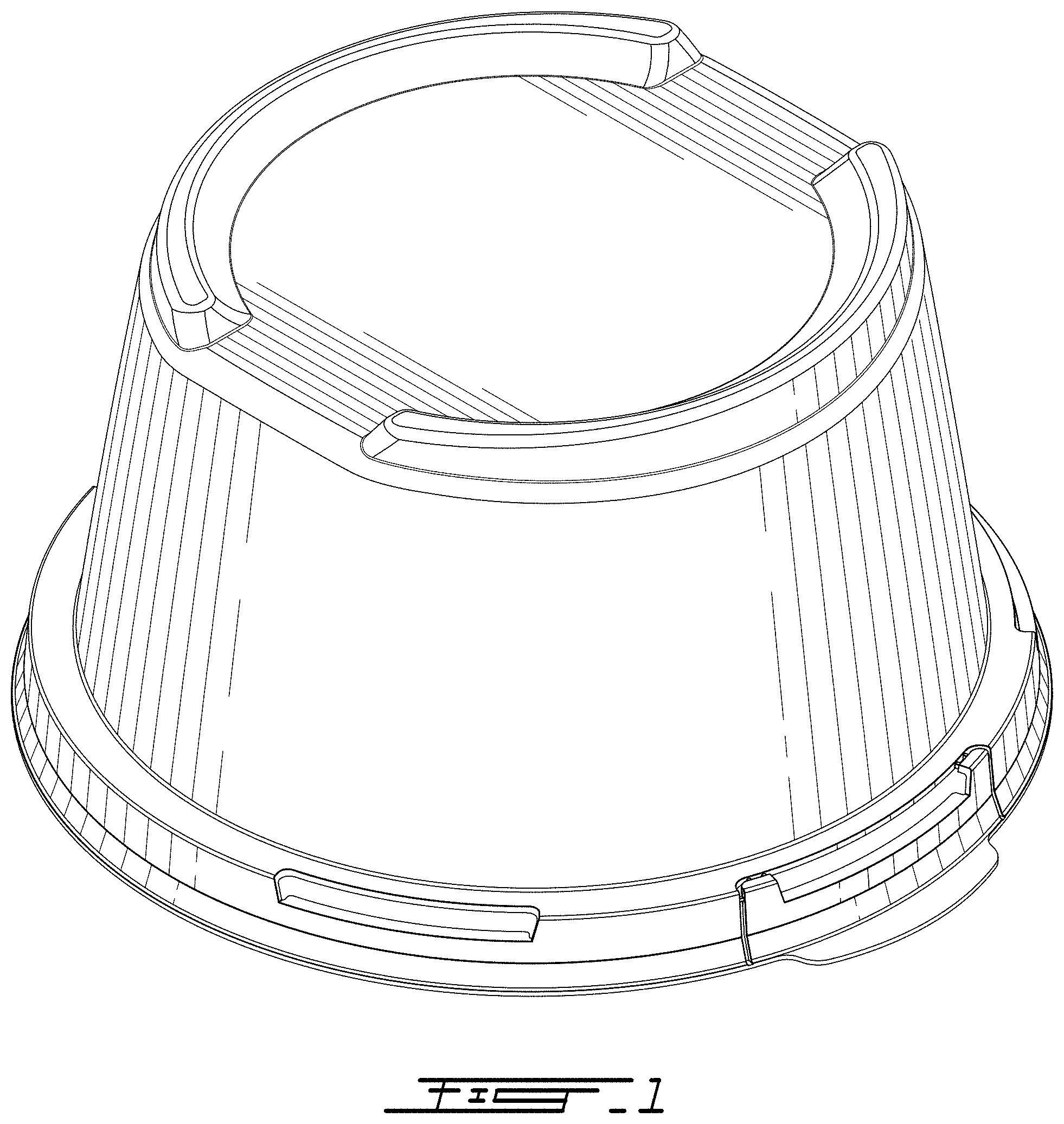 Patent USD0999628 Figure 1 – Container lid