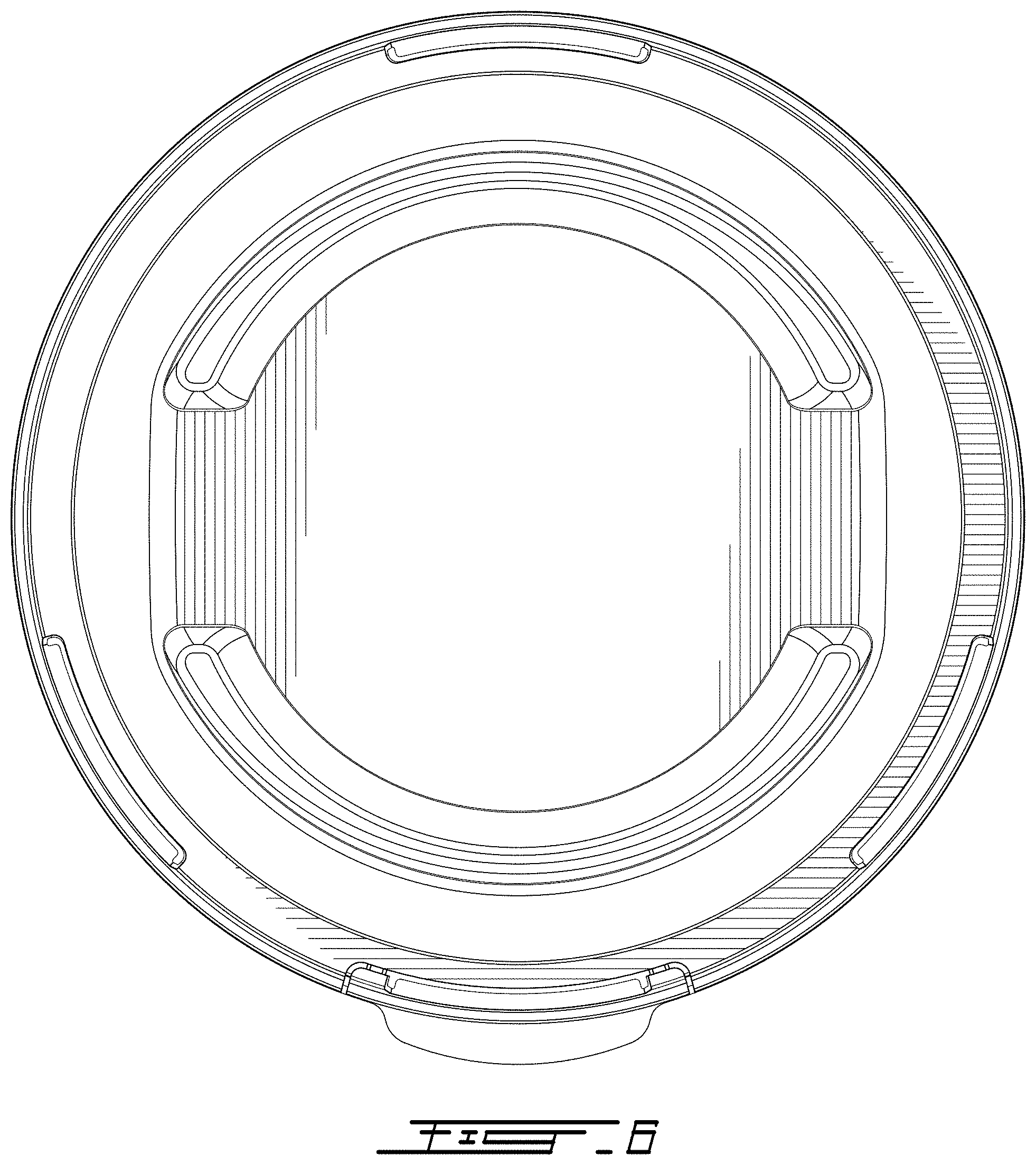 Patent USD0999628 Figure 4 – Container lid