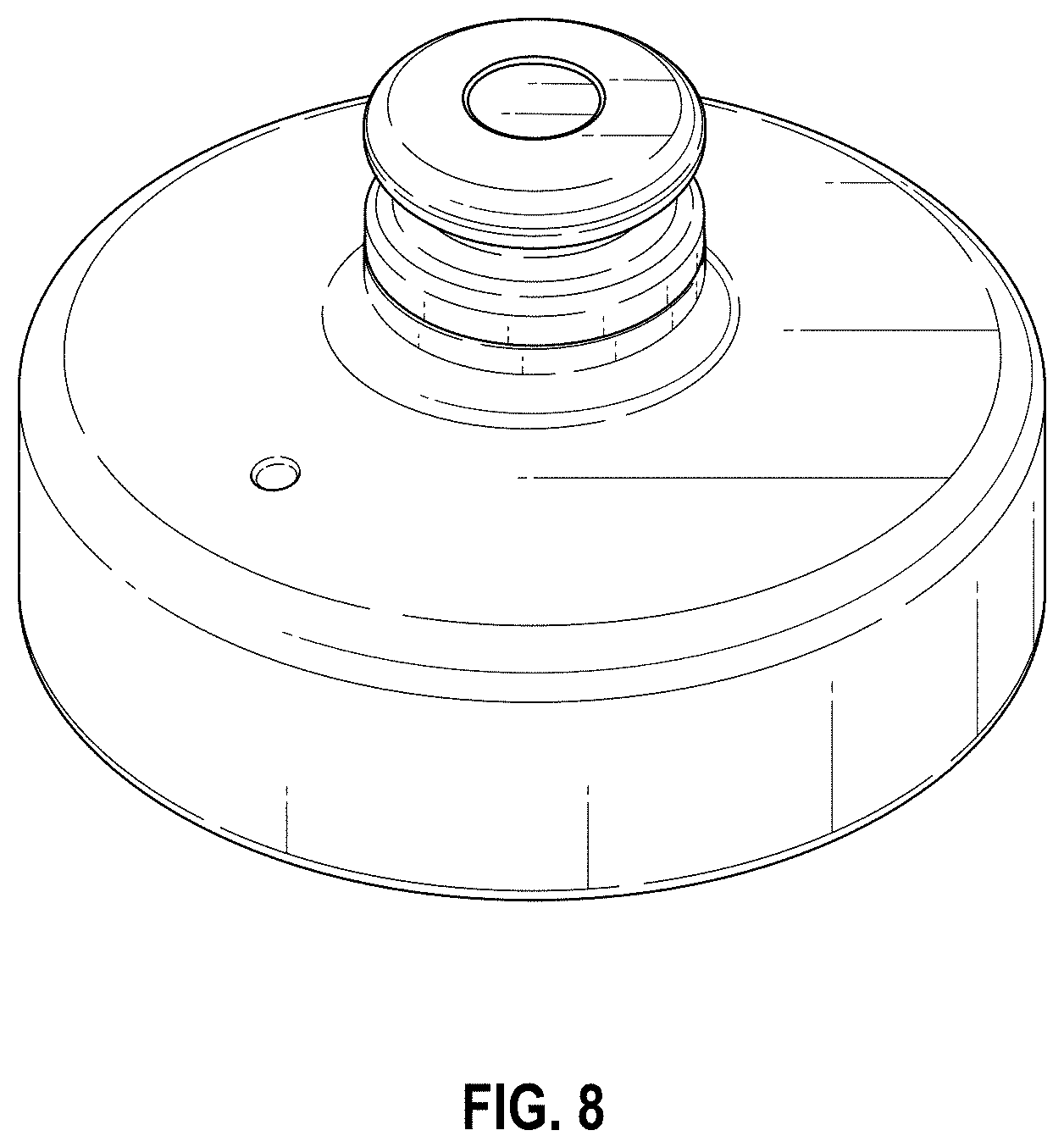 Patent USD0999630 Figure 5 – Lid for a bottle