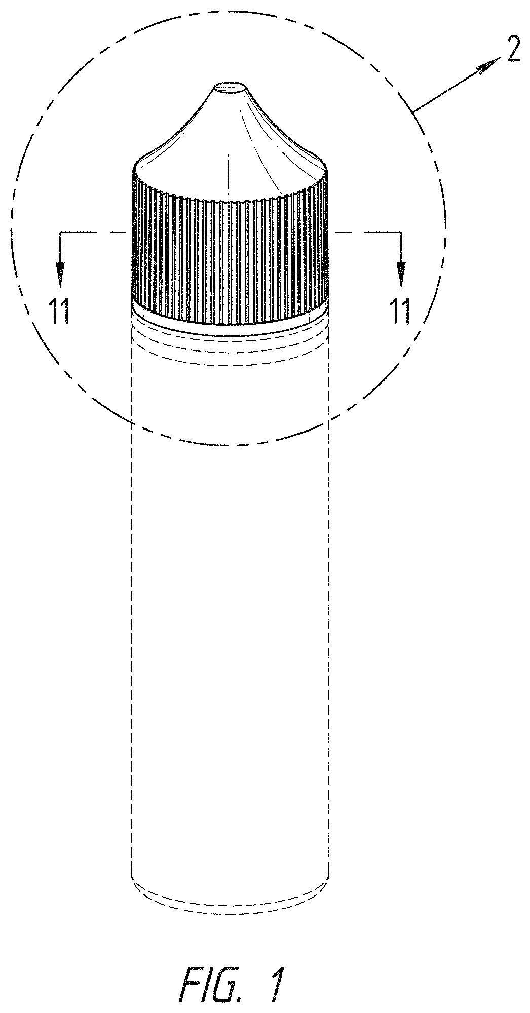 Patent USD0999637 Figure 1 – Bottle