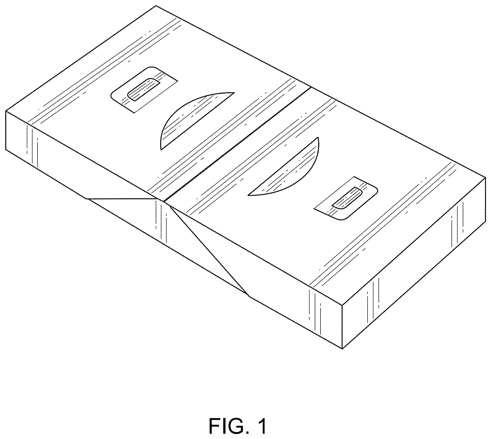 Patent USD0999644 Figure 1 – Takeout food container
